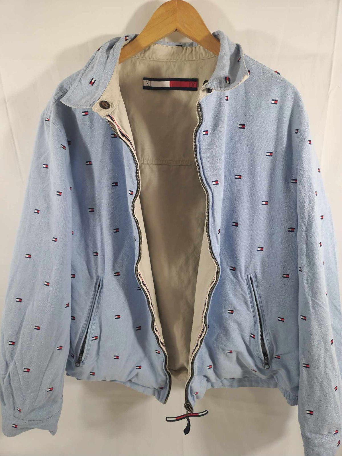 Tommy Hilfiger Vintage Tommy Hilfiger Blue Embroidered Jacket Size US XL / EU 56 / 4 - 1 Thumbnail