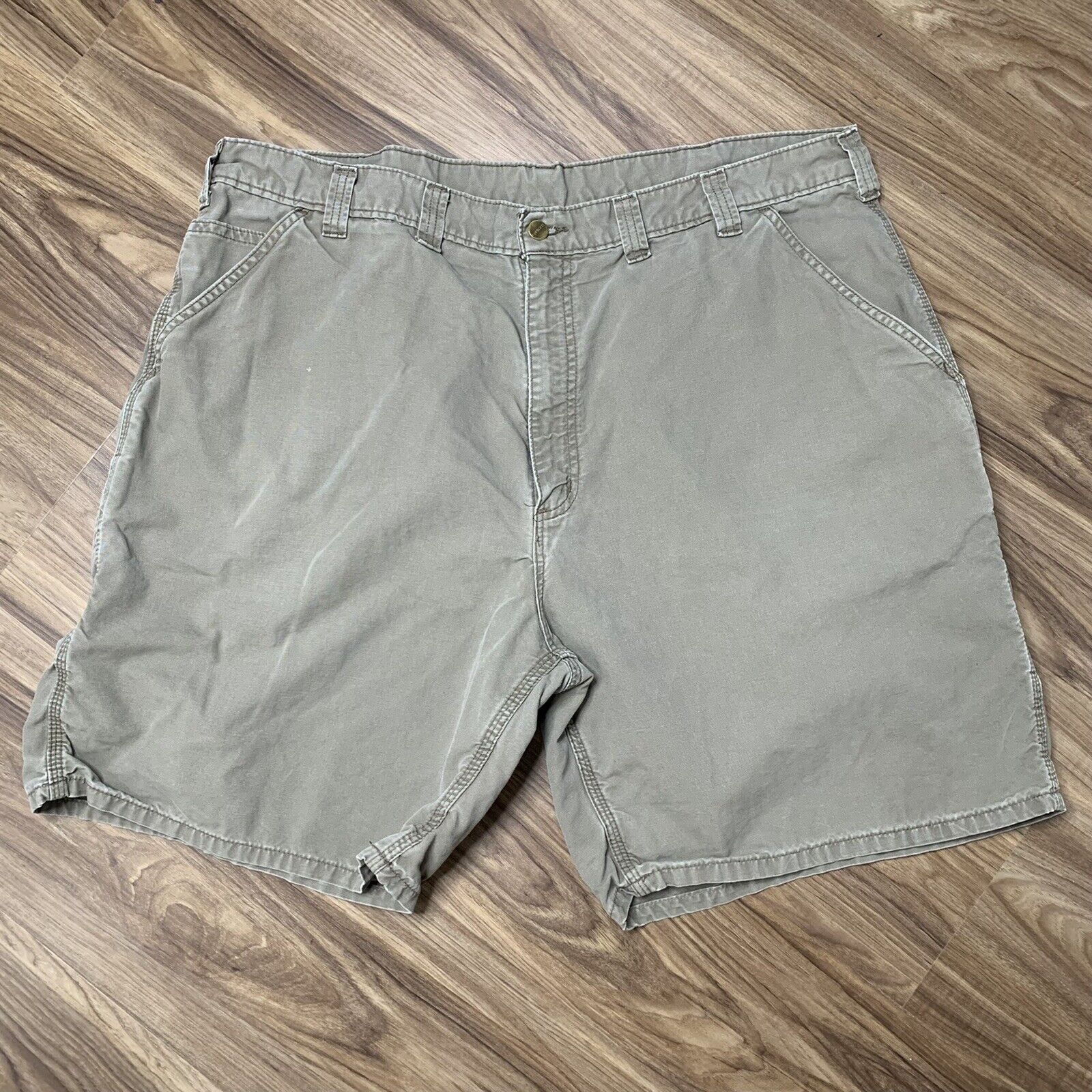 Carhartt Carhartt Size 44 Cargo Shorts Light Brown Cotton Ringspun Size US 44 / EU 60 - 3 Thumbnail
