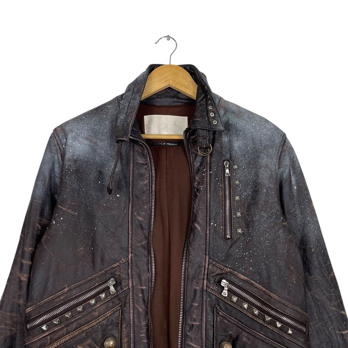 Japanese Brand × KMRii 💥ADVANTAGE CYCLE SKULL & STUD BIKER JACKET Size US S / EU 44-46 / 1 - 2 Thumbnail