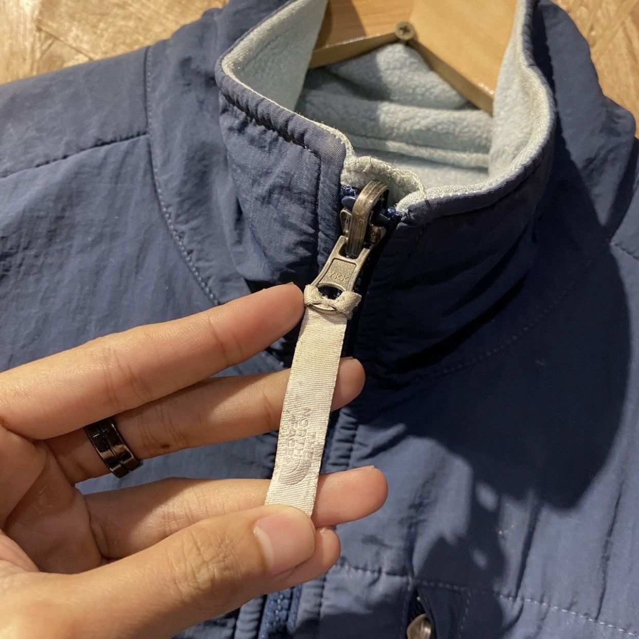 The North Face × Vintage Vintage the North Face Denali Jacket baby blue womens medium Size M / US 6-8 / IT 42-44 - 5 Thumbnail