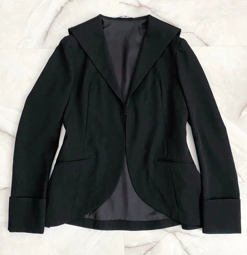 Y's Y's 14 AW Front Hook Ruffle Custom jacket Size US M / EU 48-50 / 2 - 1 Thumbnail