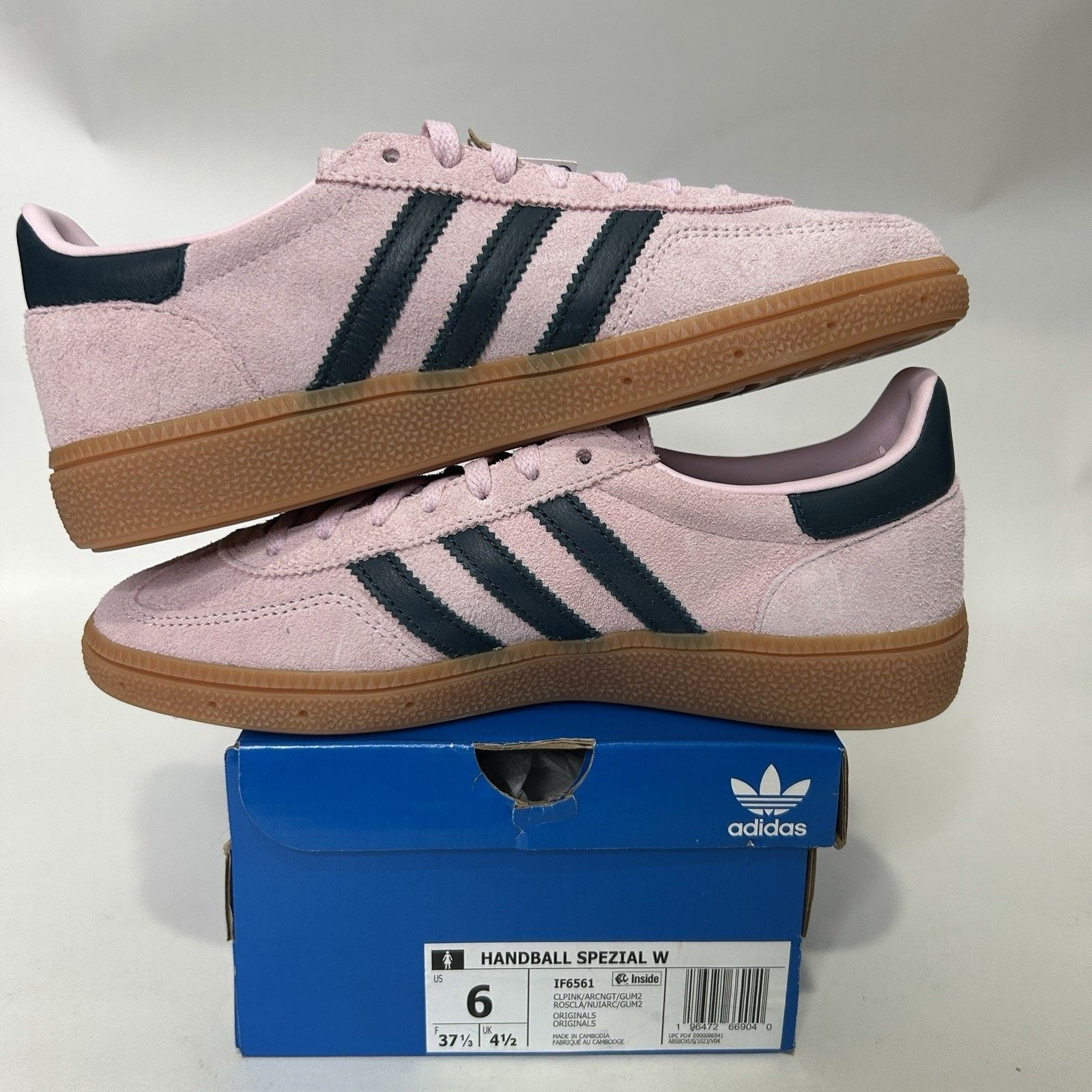 Adidas Adidas Handball Spezial WMNS “Clear Pink Arctic Night” Size US 6 / IT 36 - 3 Thumbnail
