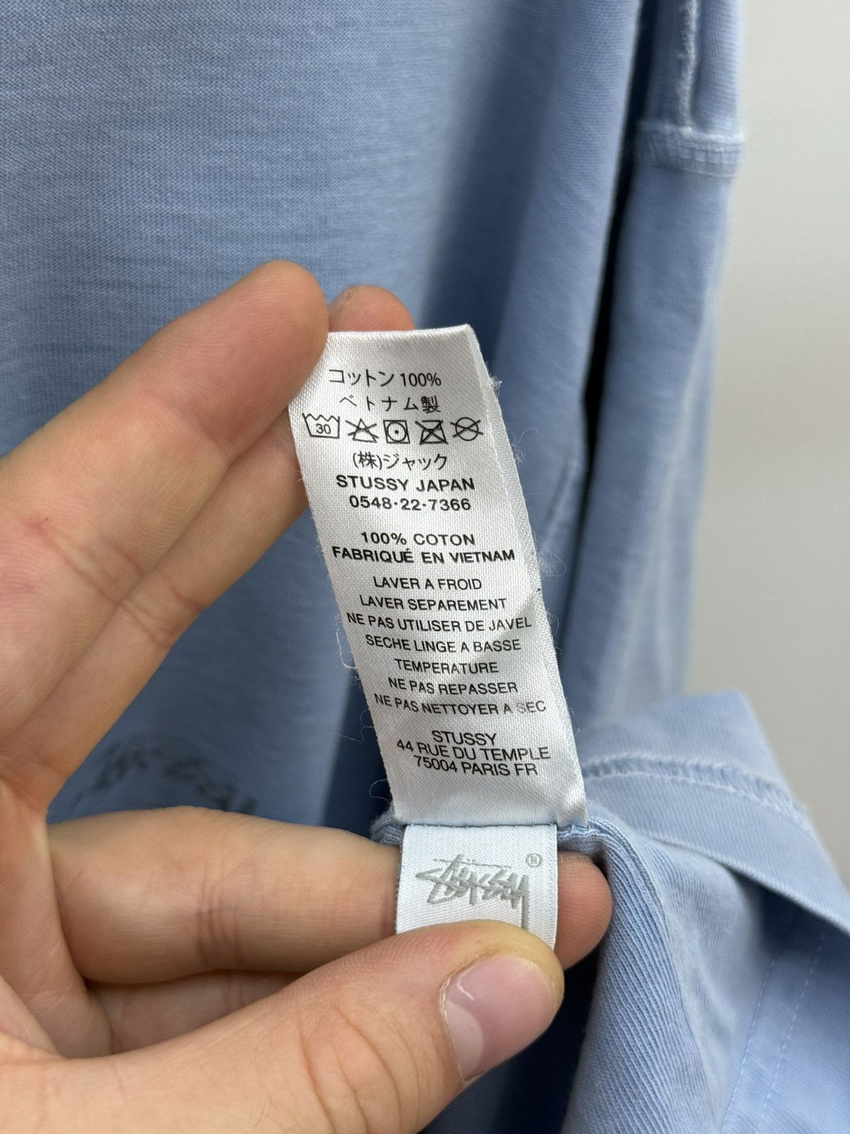 Stussy Stussy Inside-out Cotton T Shirt Size US L / EU 52-54 / 3 - 7 Thumbnail