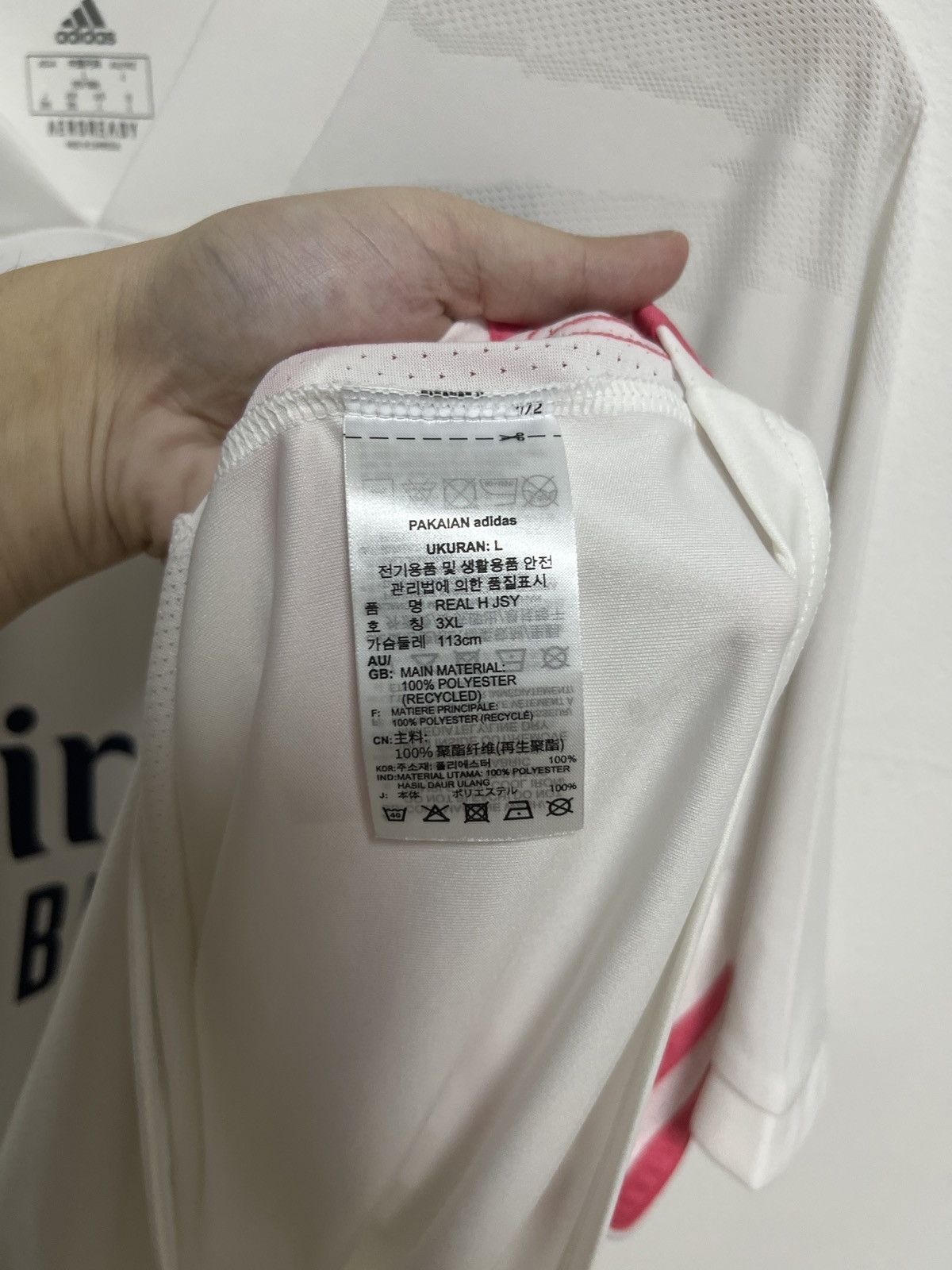 Adidas (L) Real Madrid 2020-21 Home Shirt Kroos #8 (NEW) Kit Size US L / EU 52-54 / 3 - 8 Thumbnail