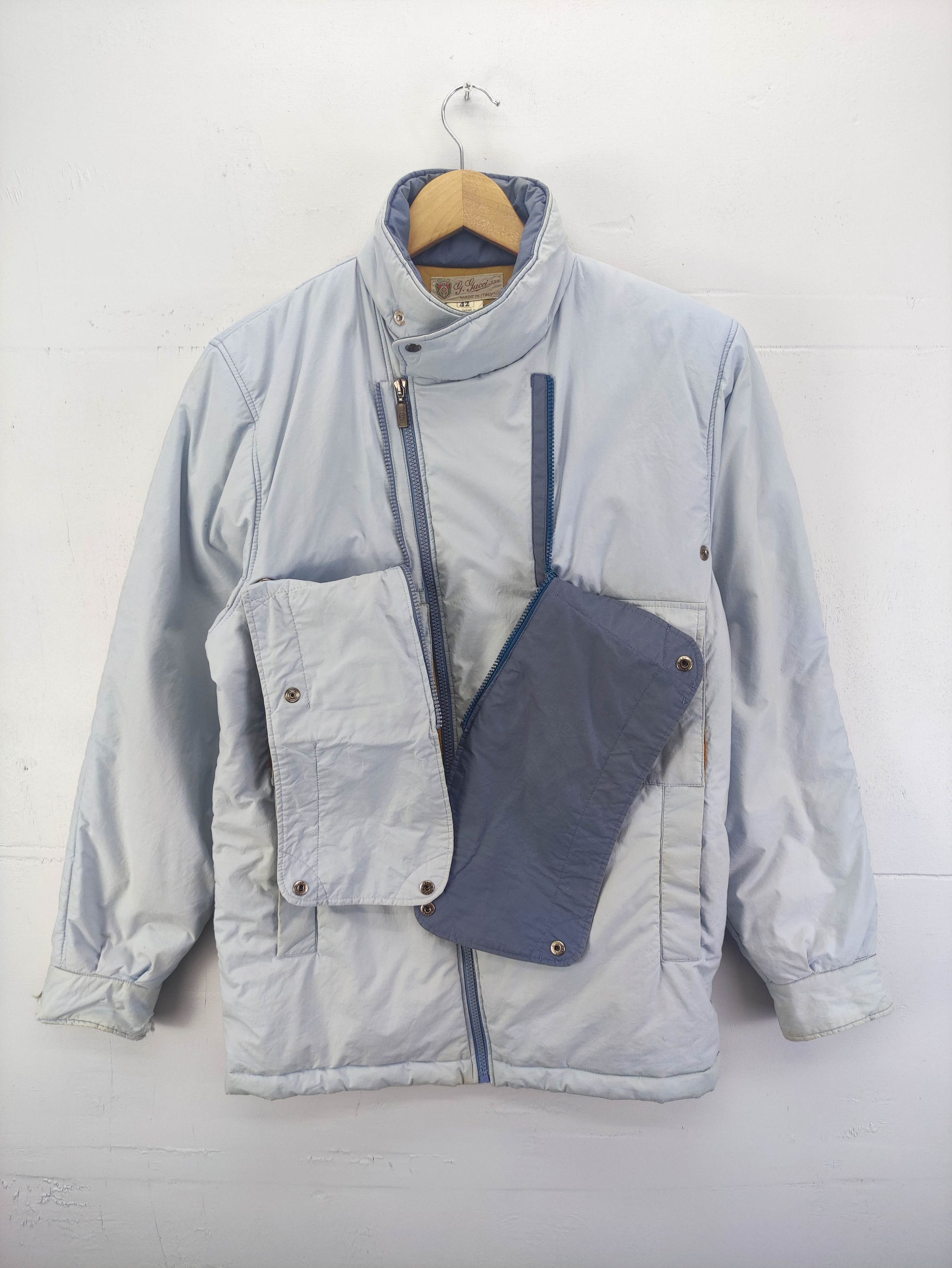 Gucci Vintage 70s Gucci Distressed Jacket Zipper Size US M / EU 48-50 / 2 - 8 Thumbnail