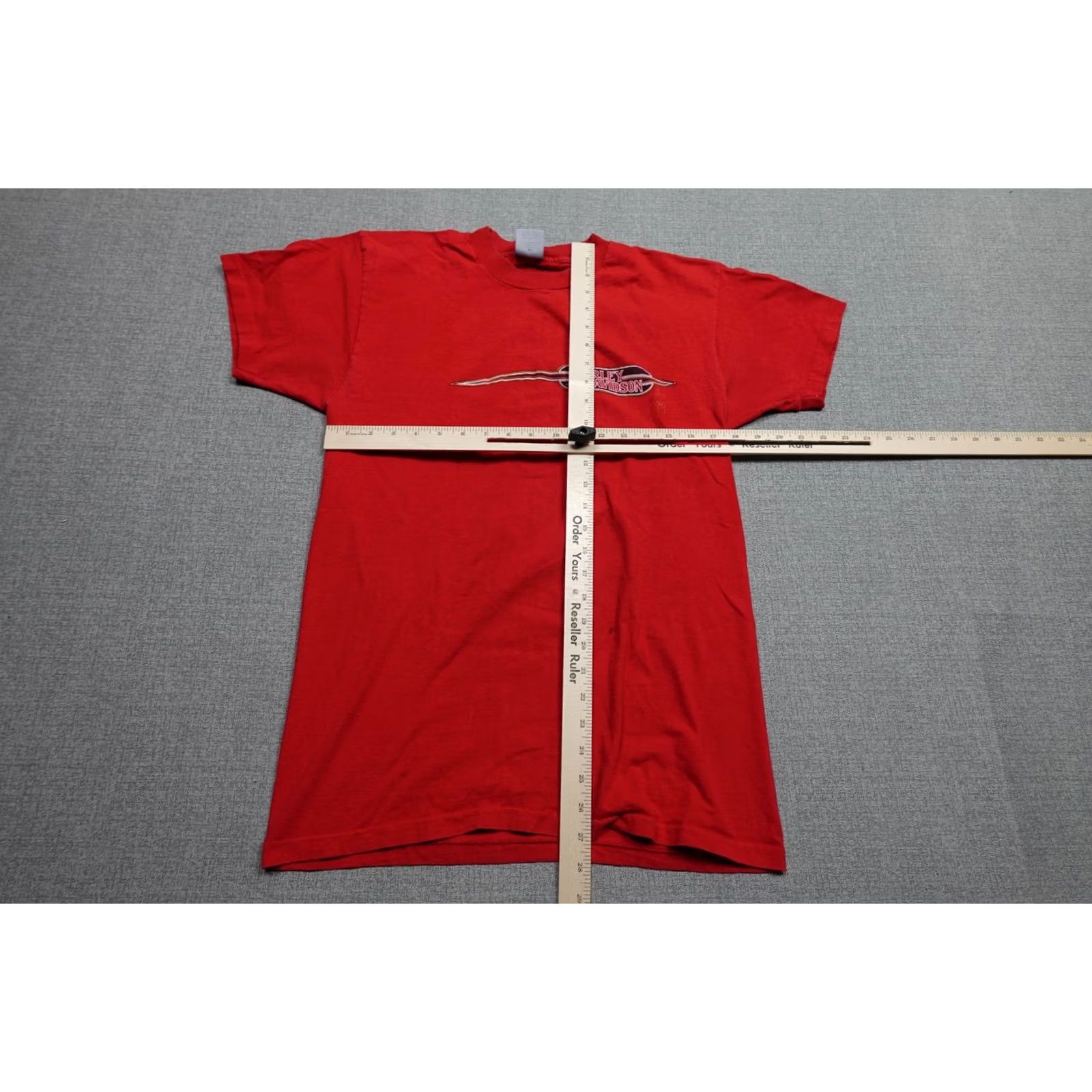 Harley Davidson VINTAGE Harley-Davidson Shirt Mens M Red 3D Emblem Orlando Dealer Biker 90s Size US M / EU 48-50 / 2 - 7 Thumbnail