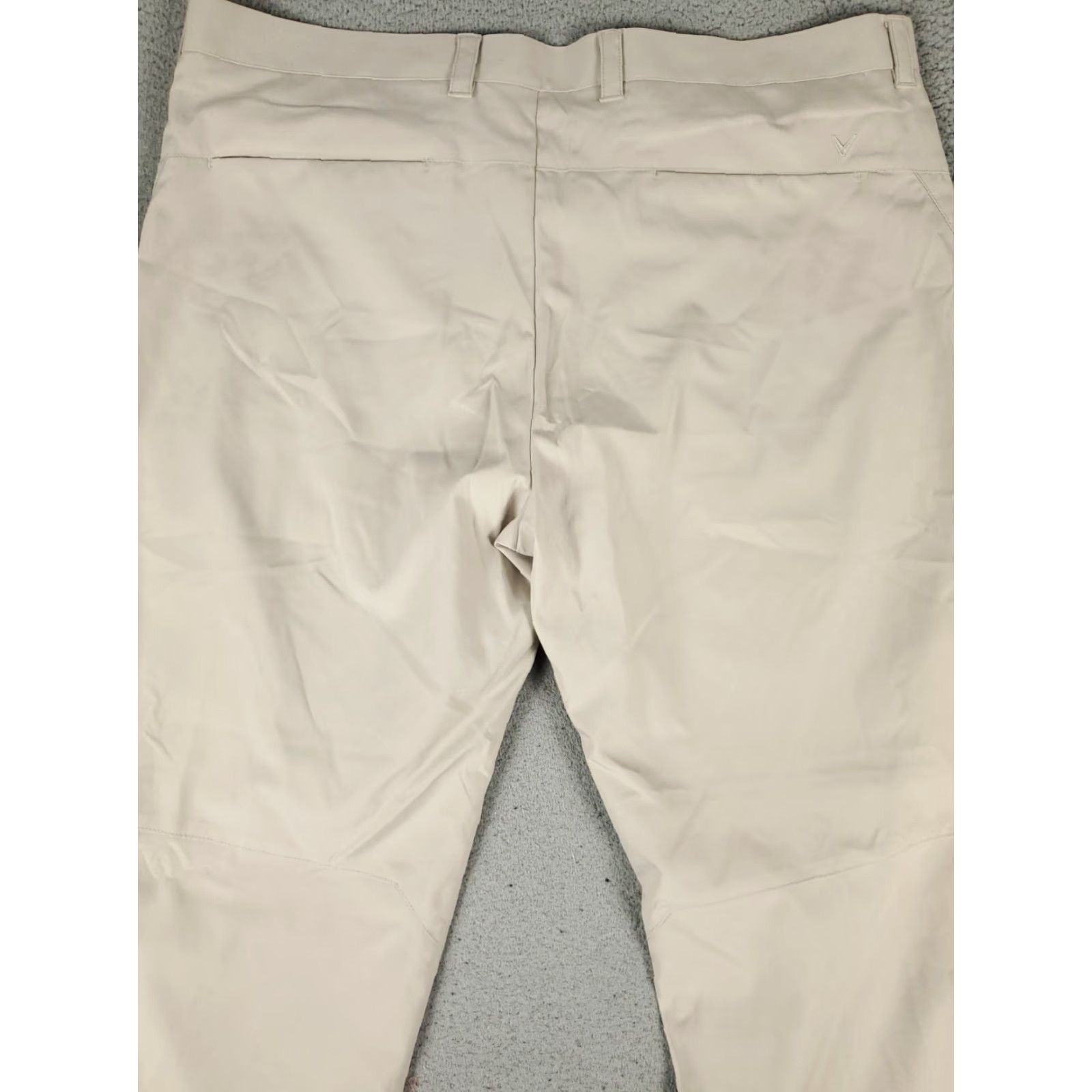 Callaway Callaway Chino Pants Mens 40x31 Beige Flat Front Golf Casual Trousers Size US 40 / EU 56 - 7 Thumbnail