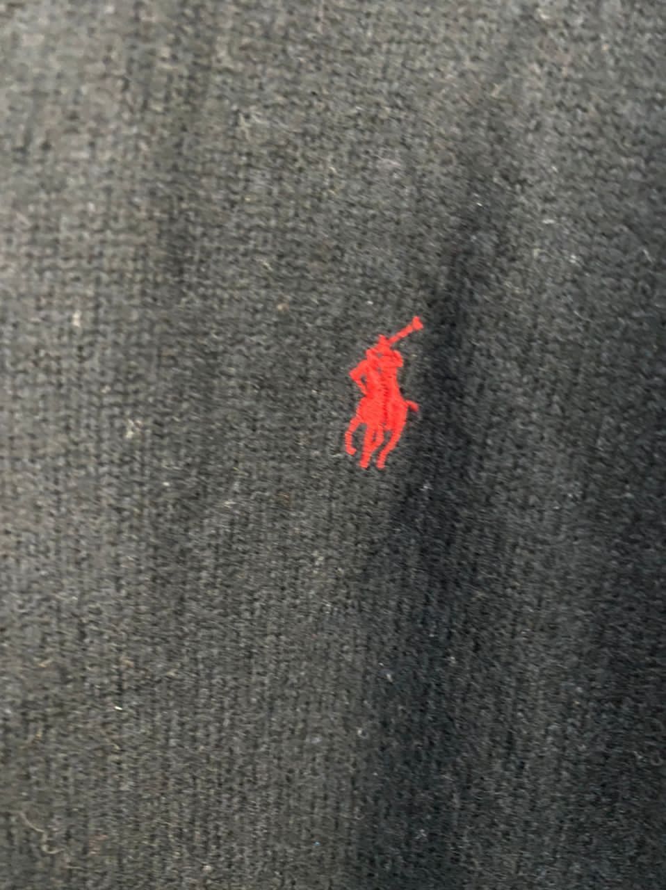 Polo Ralph Lauren lambwool small logo vneck knit sweatshirt