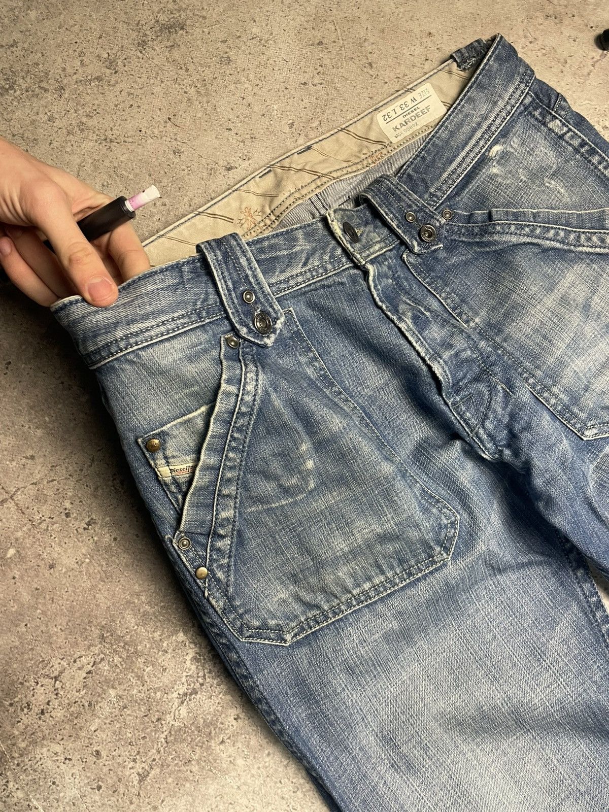 Diesel Vintage Y2K Diesel jeans baggy denim pants w33 l32 Size US 32 / EU 48 - 7 Thumbnail
