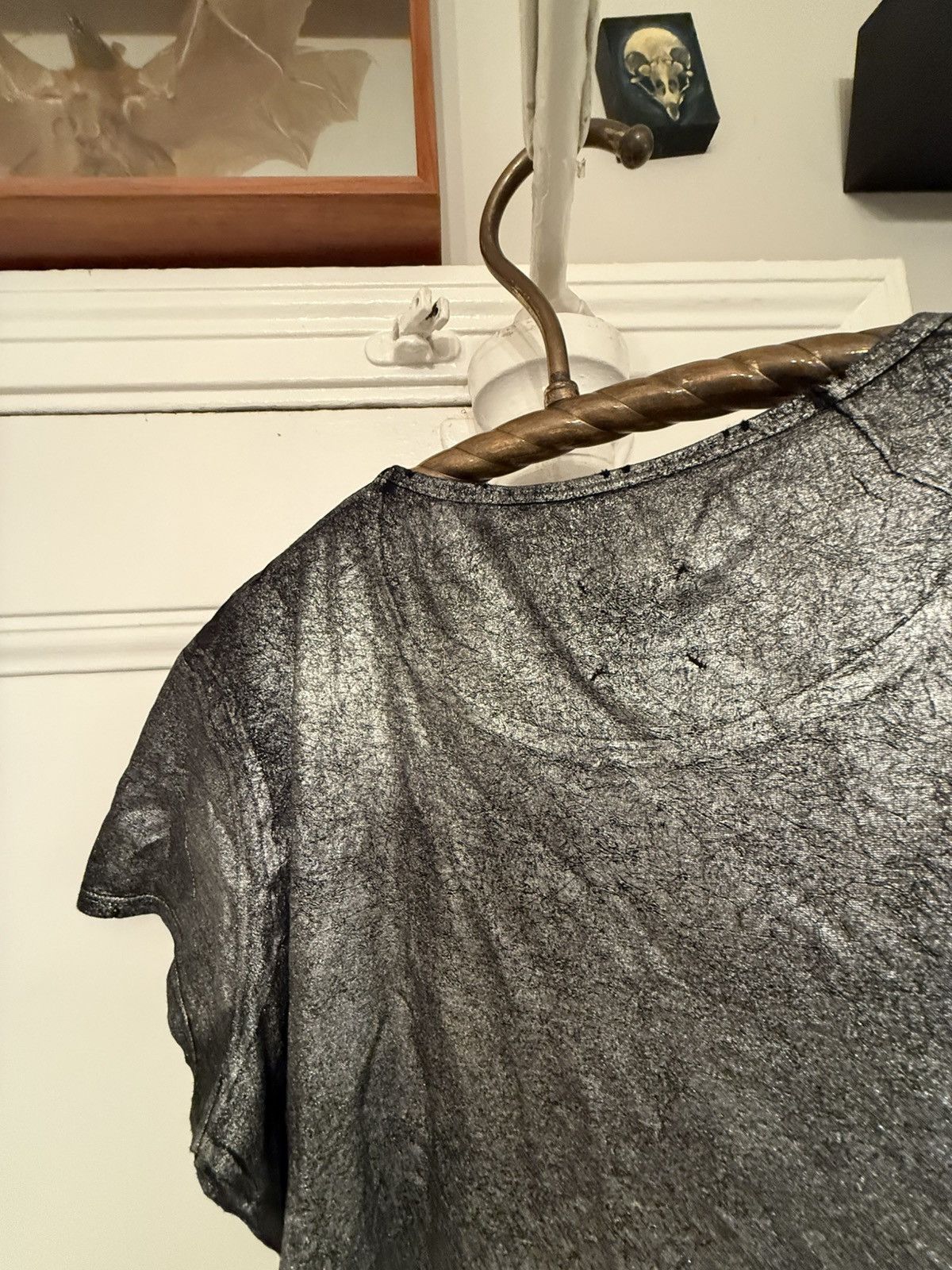 Rta RTÉ black distressed silver black T-shirt Size M / US 6-8 / IT 42-44 - 8 Thumbnail