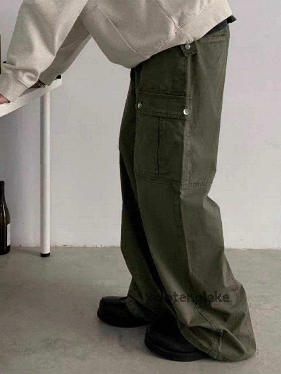 Designer × Japanese Brand × Vintage utility military loose baggy skate outdoor cargo pants Size US 32 / EU 48 - 5 Thumbnail
