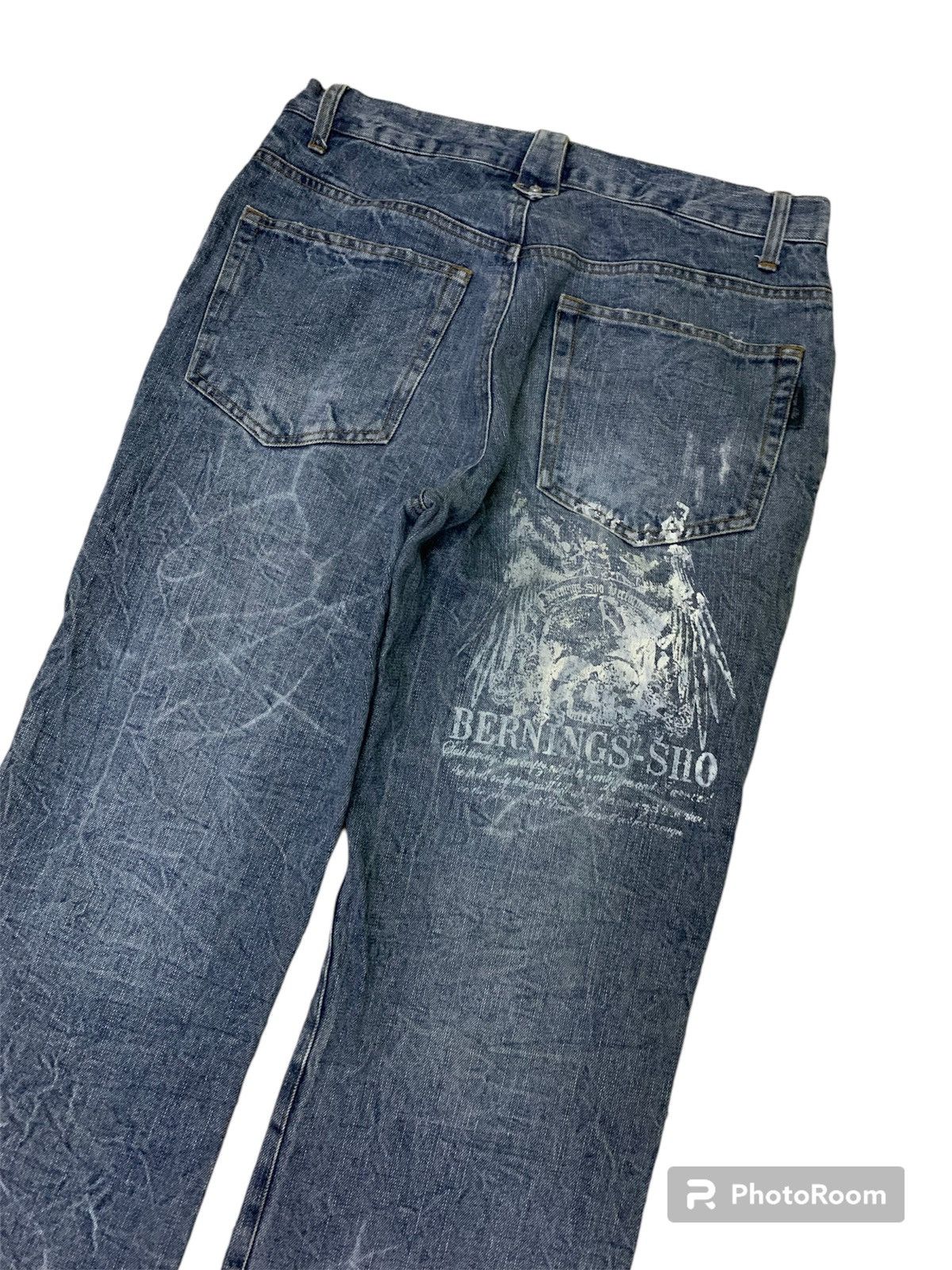 Hysteric Glamour 💥Vintage Japanese Bernings Sho Art Denim Size US 30 / EU 46 - 4 Thumbnail