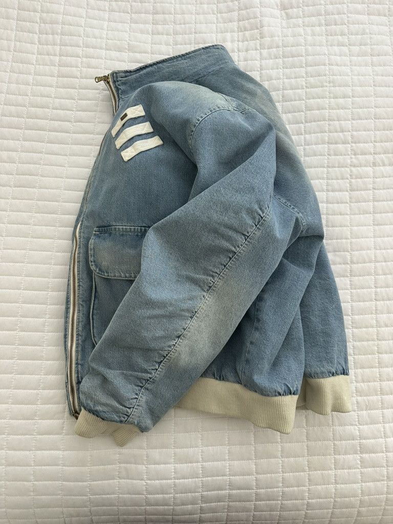 Kith Kith Denim Aviation Bomber Jacket Hosu 2.0 Wash Size US XL / EU 56 / 4 - 13 Thumbnail
