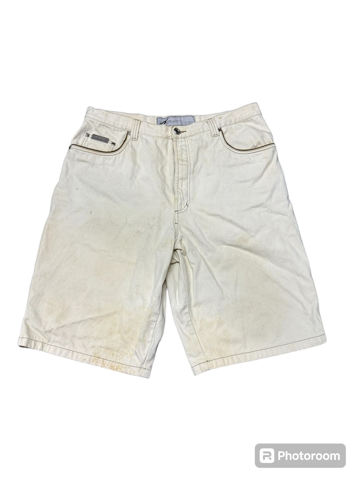 Karl Kani LIGHT BROWN KARL KANI SKATEBOARDING DENIM SHORT Size US 37 - 1 Thumbnail