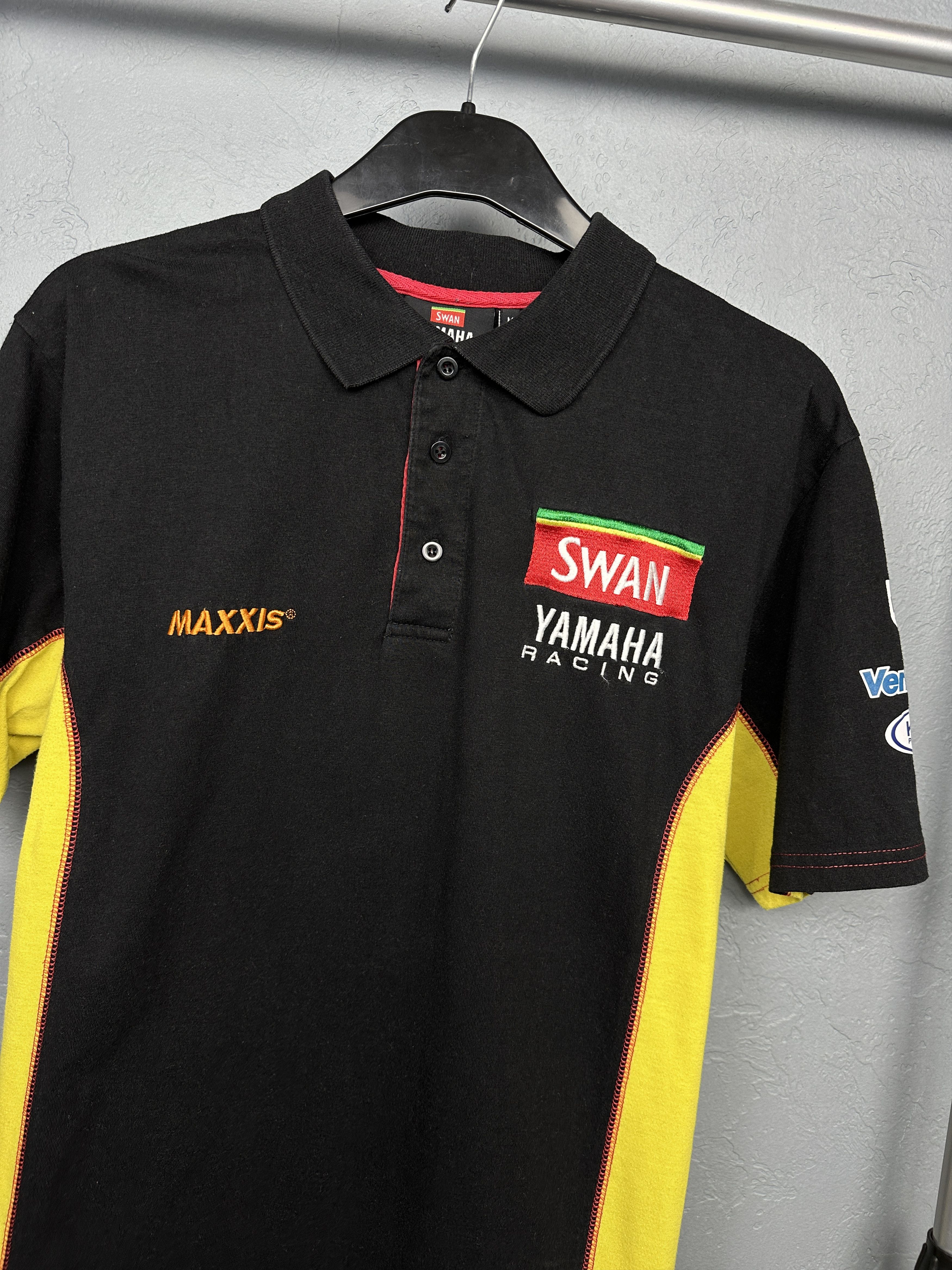 Yamaha Yamaha Racing Team Vintage Mens Polo Shirt Size US M / EU 48-50 / 2 - 2 Thumbnail