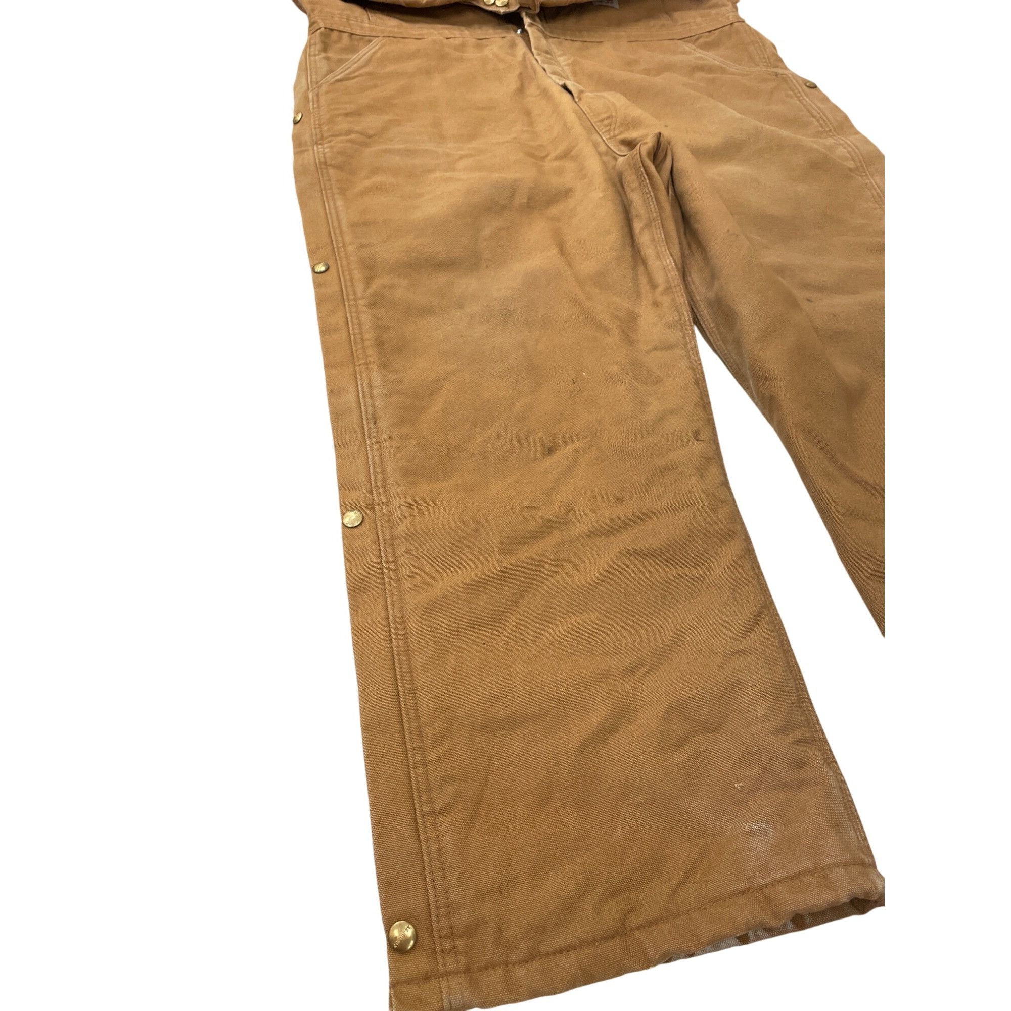 Carhartt Carhartt X01BRN Mens Tan Insulated Coveralls Size 50 S SKU 8 Size US M / EU 48-50 / 2 - 15 Thumbnail