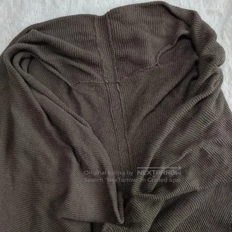 Yohji Yamamoto Yohji Yamamoto Deformed Knit Short Sleeve Cardigan Size US M / EU 48-50 / 2 - 2 Thumbnail