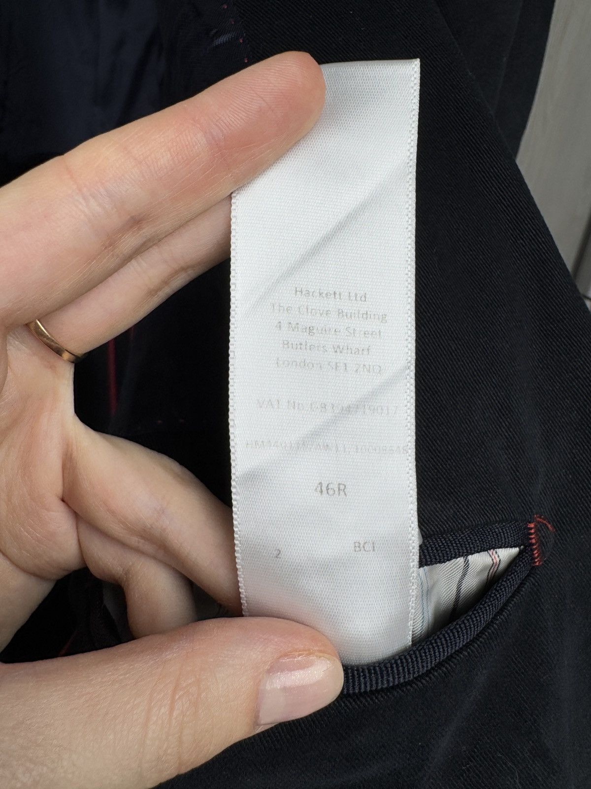 Hackett Hackett London Graphite Cotton 2 pieces suit Size 46R - 20 Thumbnail