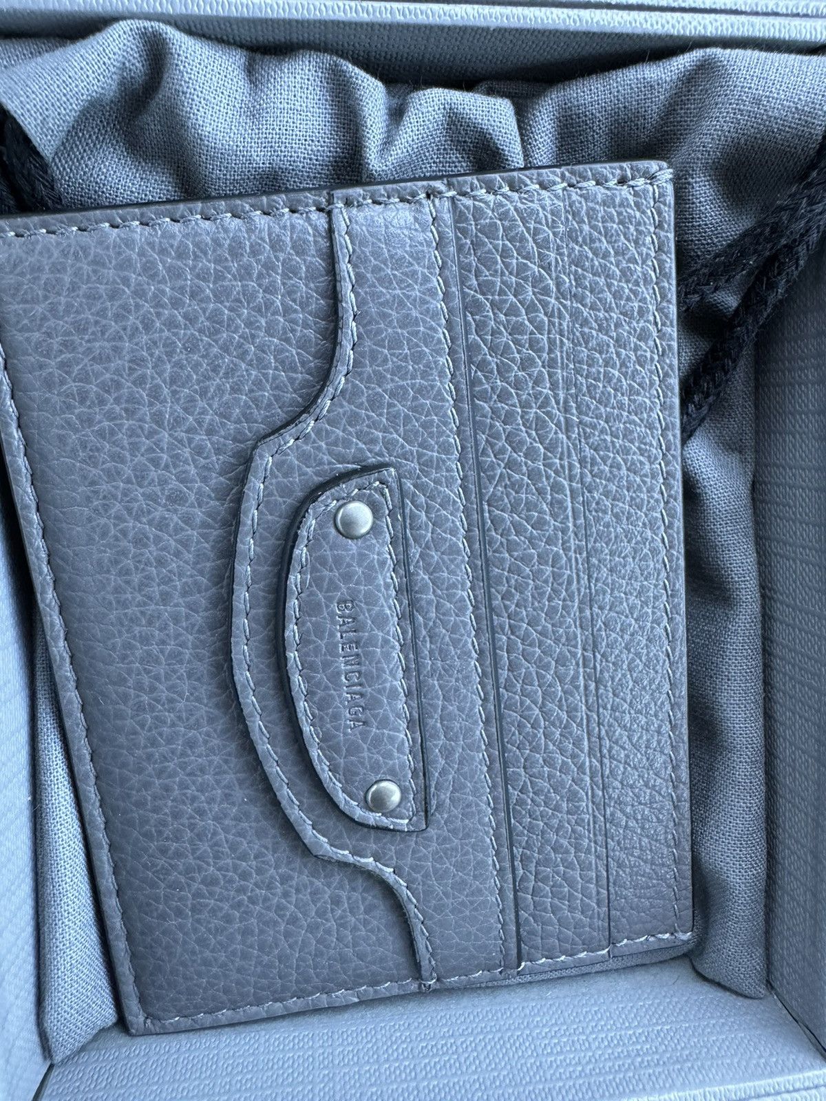 Balenciaga Grey Balenciaga Card Holder Size ONE SIZE - 5 Thumbnail