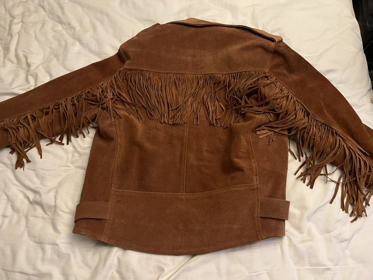 Vintage Vintage Leather Fringe Jacket Size US M / EU 48-50 / 2 - 4 Thumbnail