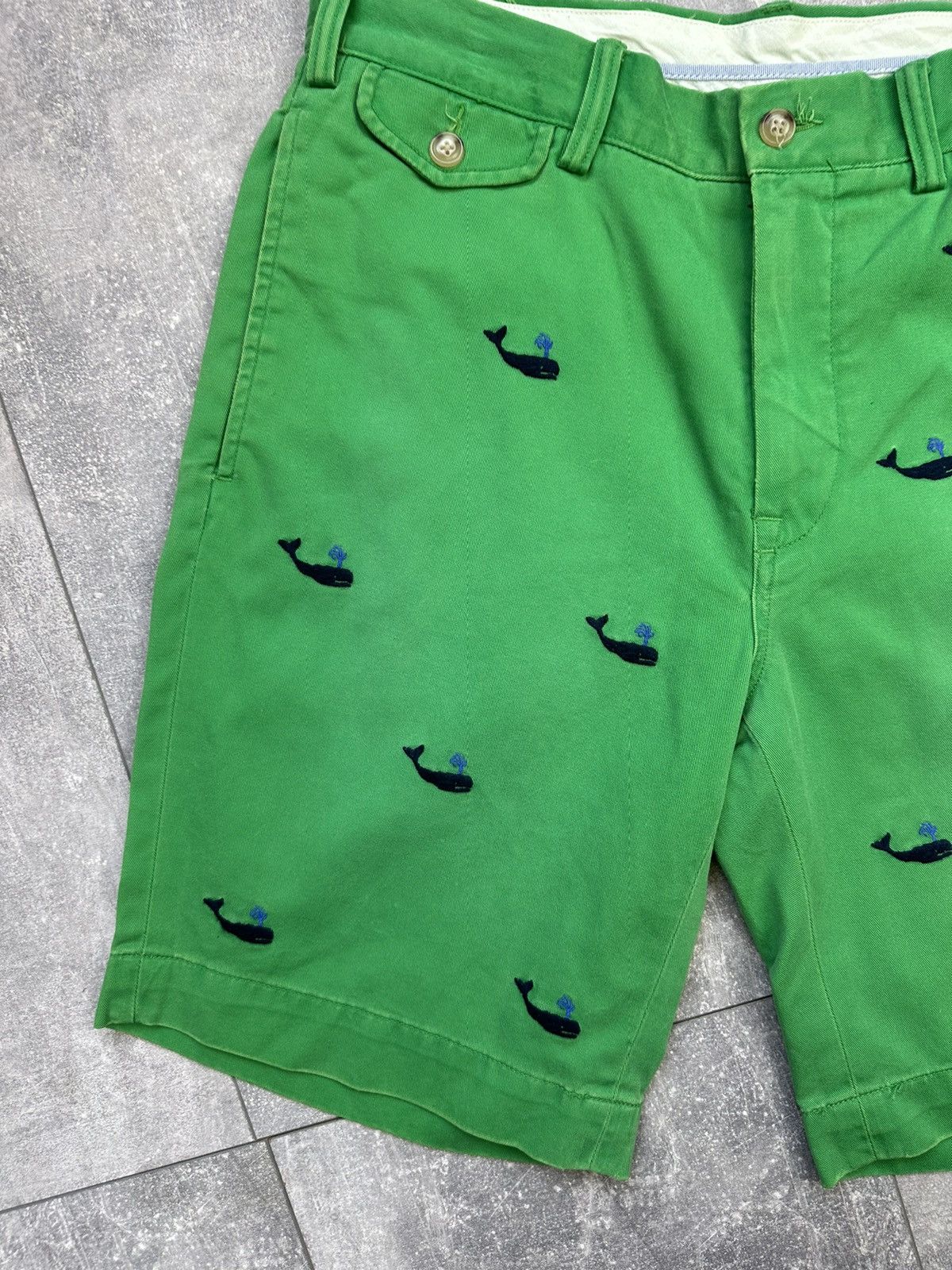 Vintage Polo Ralph Lauren Vintage Luxury Overprint Logo Shorts Size US 32 / EU 48 - 7 Thumbnail