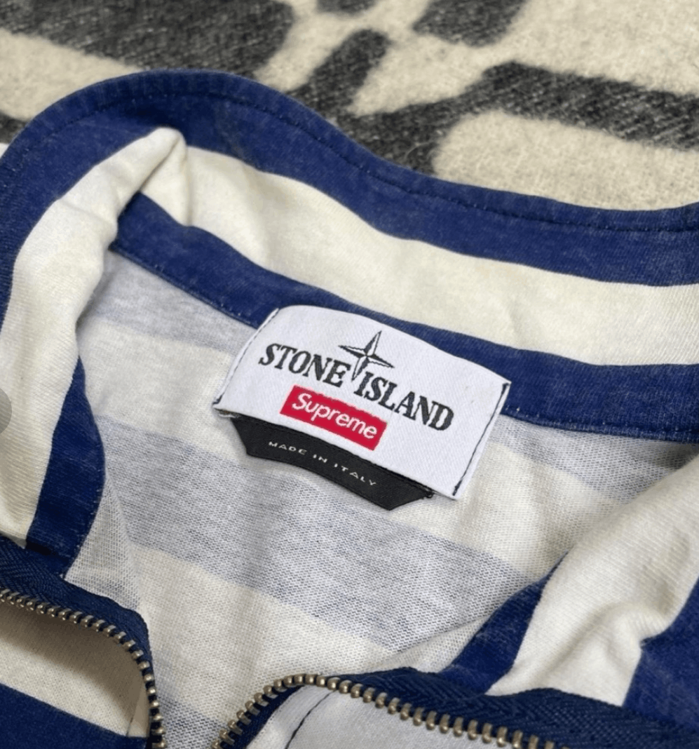 Stone Island Supreme Stone Island Quarter Zip Long Sleeve Top Size US L / EU 52-54 / 3 - 8 Thumbnail