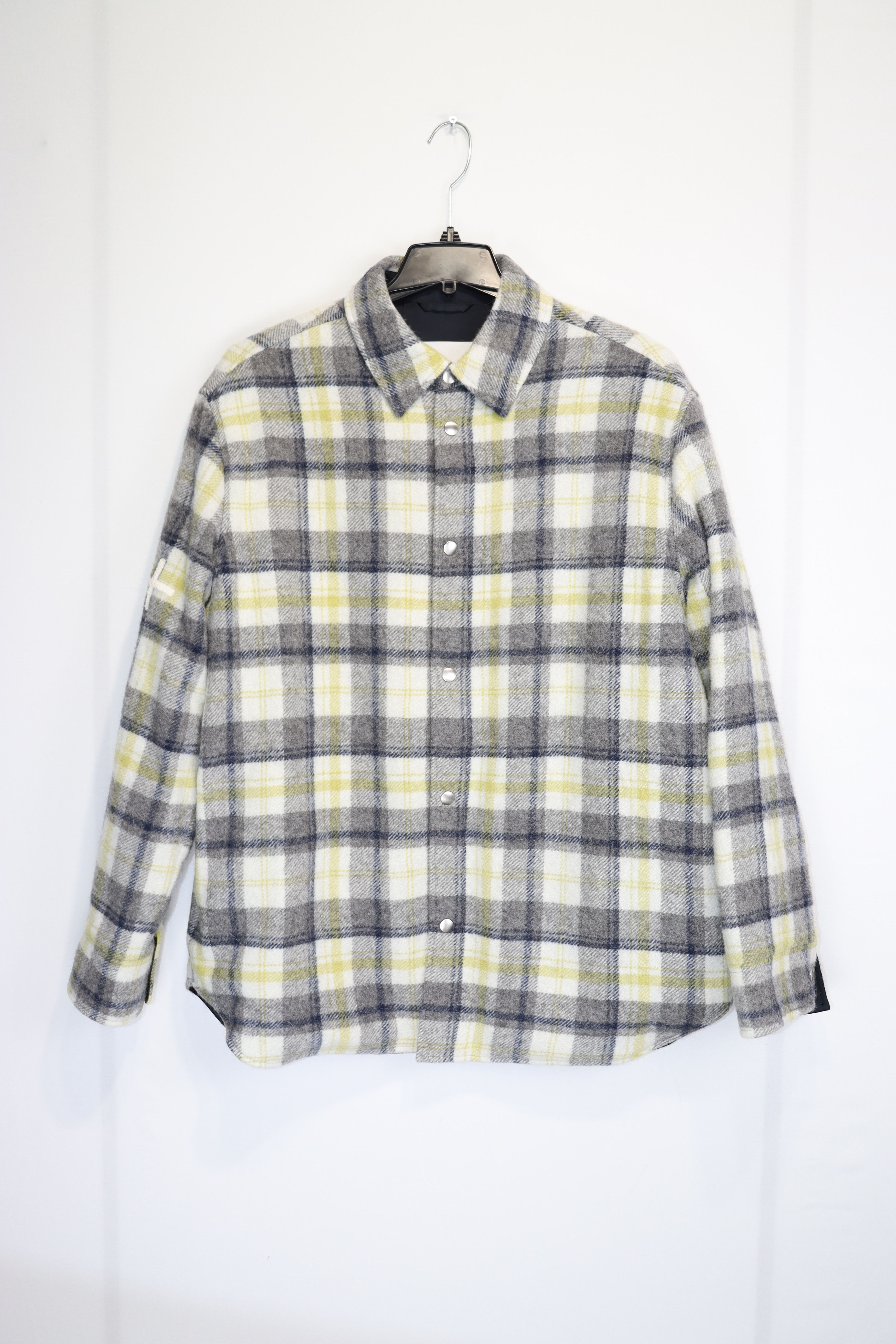 Jil Sander o1rshd1 Outer Wool Check Shirt 09 EMB in Multicolor Size US L / EU 52-54 / 3 - 2 Thumbnail