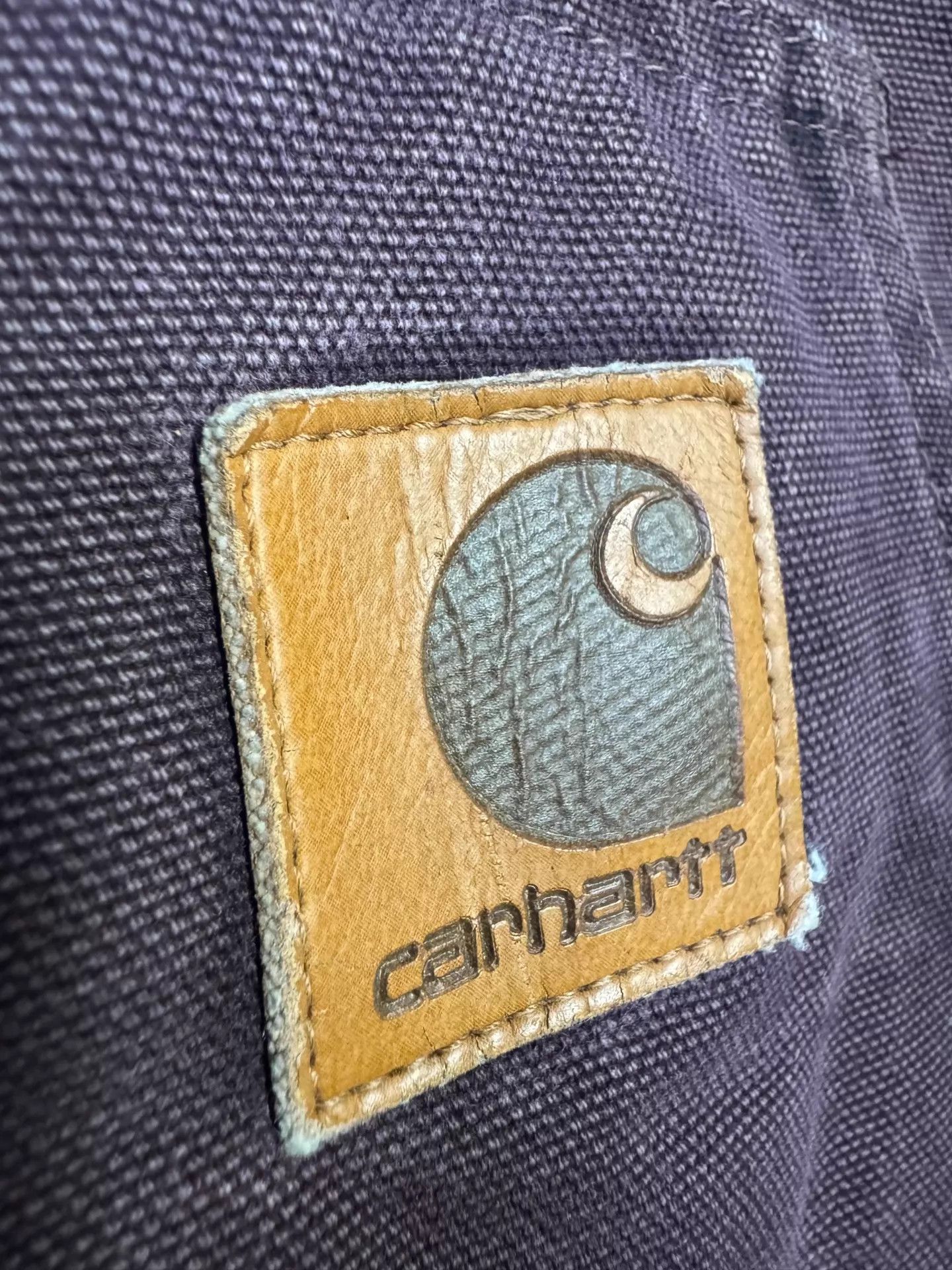 Carhartt Vintage Carhartt J06 Hooded XL Jacket Burgundy Size US XL / EU 56 / 4 - 7 Thumbnail