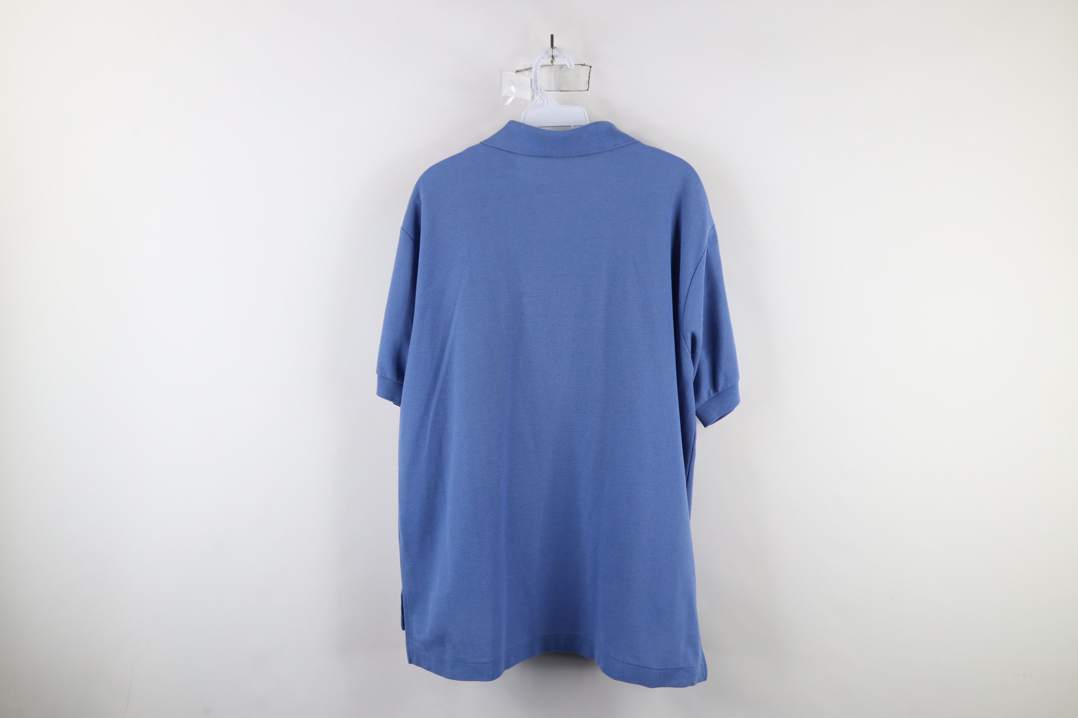 Levi's × Vintage Vintage 80s 90s Levis Spell Out Collared Polo Shirt Blue Size US L / EU 52-54 / 3 - 10 Thumbnail