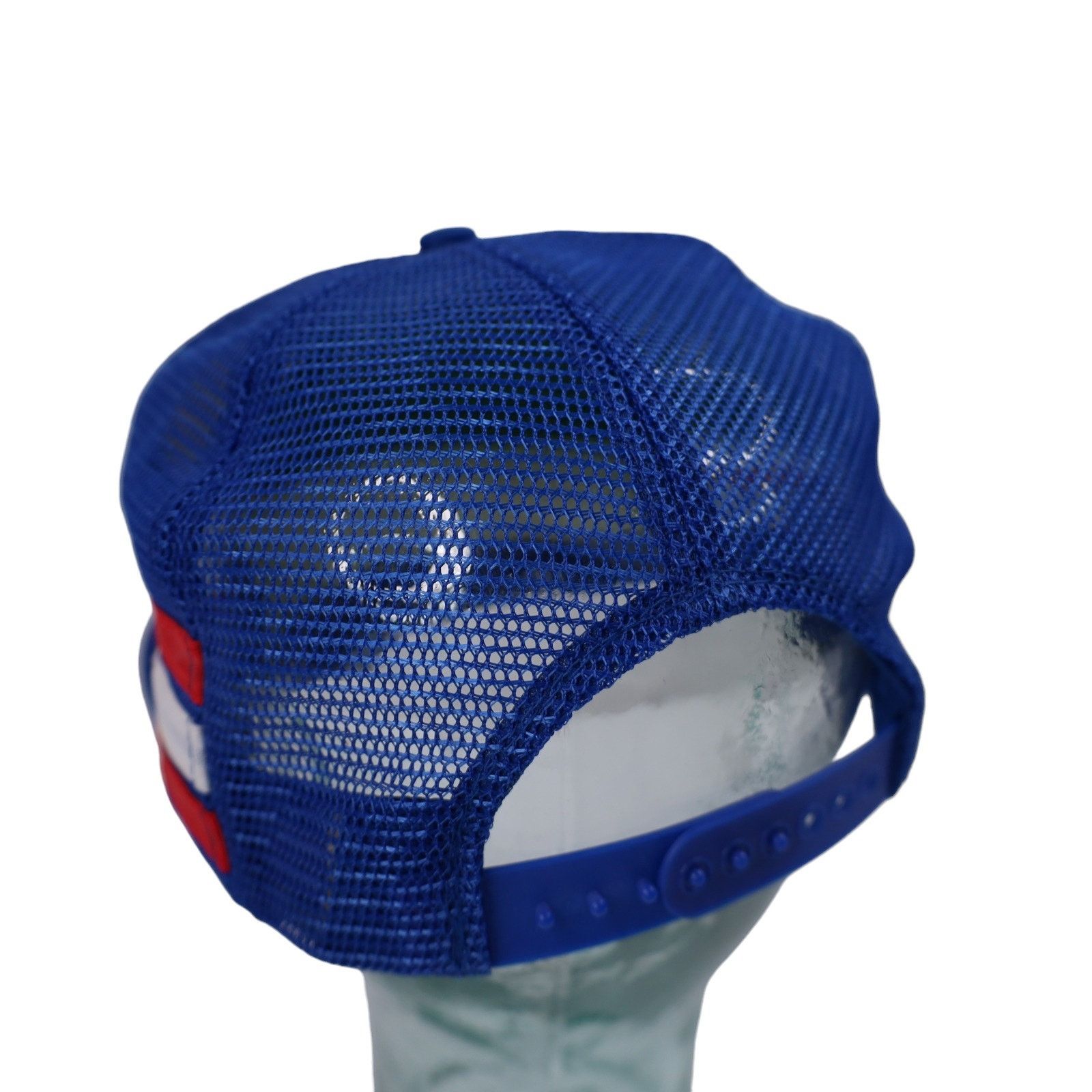 Vintage Vintage Pepsi American Choice 3 Stripe Tri Bar Trucker Hat Size ONE SIZE - 5 Thumbnail