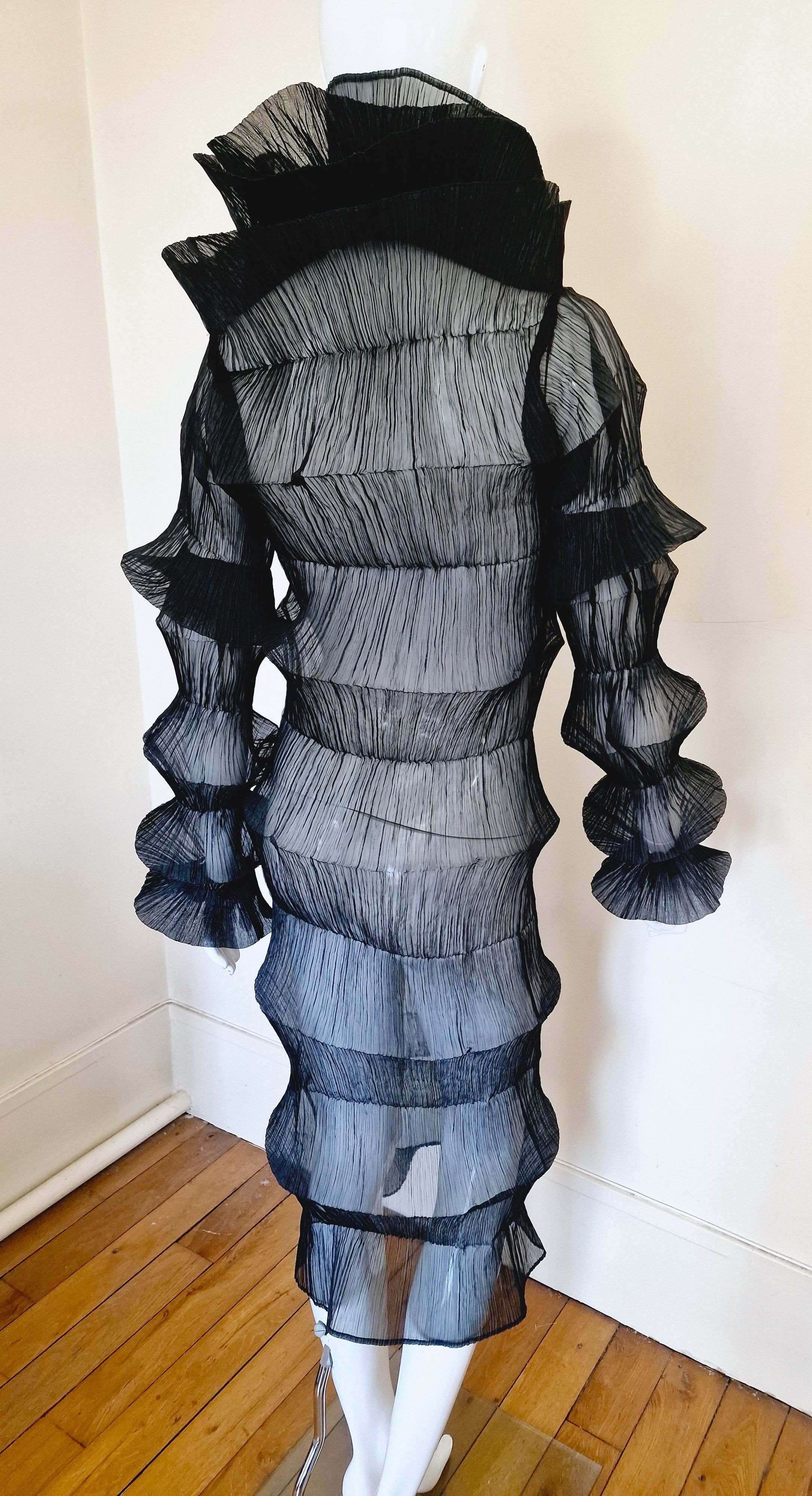 Issey Miyake Issey Miyake 1994 S/S Flying Saucer Pleated Gown Dress Size M / US 6-8 / IT 42-44 - 11 Thumbnail