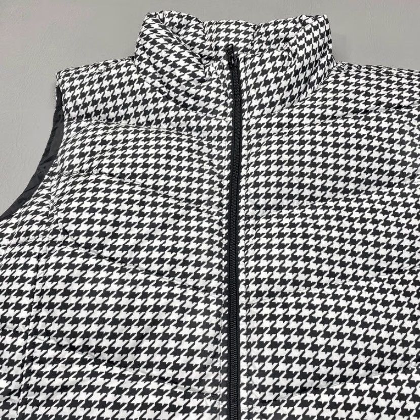 Lands' End Lands End Women 2X Down Puffer Vest Black White Houndstooth Preppy NWT NEW 8105 Size XXL / US 16-18 / IT 52-54 - 5 Thumbnail