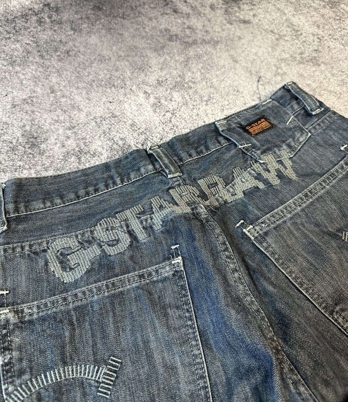 G-Star Y2K Vintage G Star Raw Logo Denim Pants Rare Streetwear 34 Size US 34 / EU 50 - 4 Thumbnail