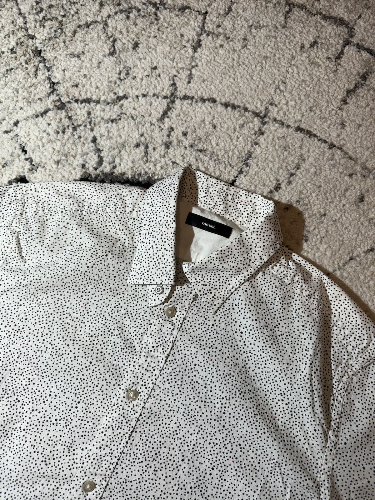 Diesel × Vintage Diesel Star Printer Shortsleeve Shirt Vintage XL size Size US XL / EU 56 / 4 - 5 Thumbnail