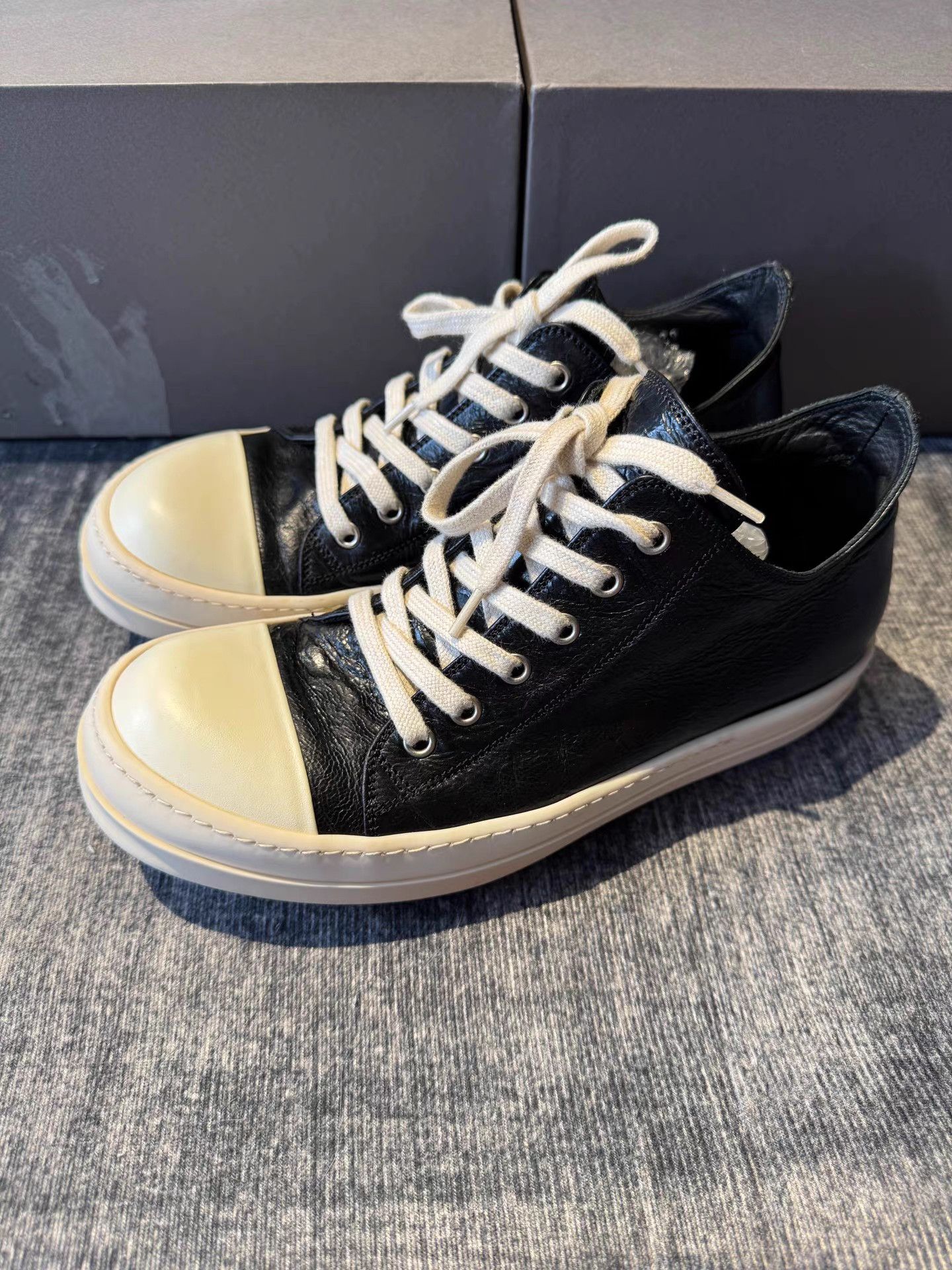 Rick Owens Rick Owens Mainline Low-Top Big Converse Size US 9 / IT 39 - 1 Thumbnail
