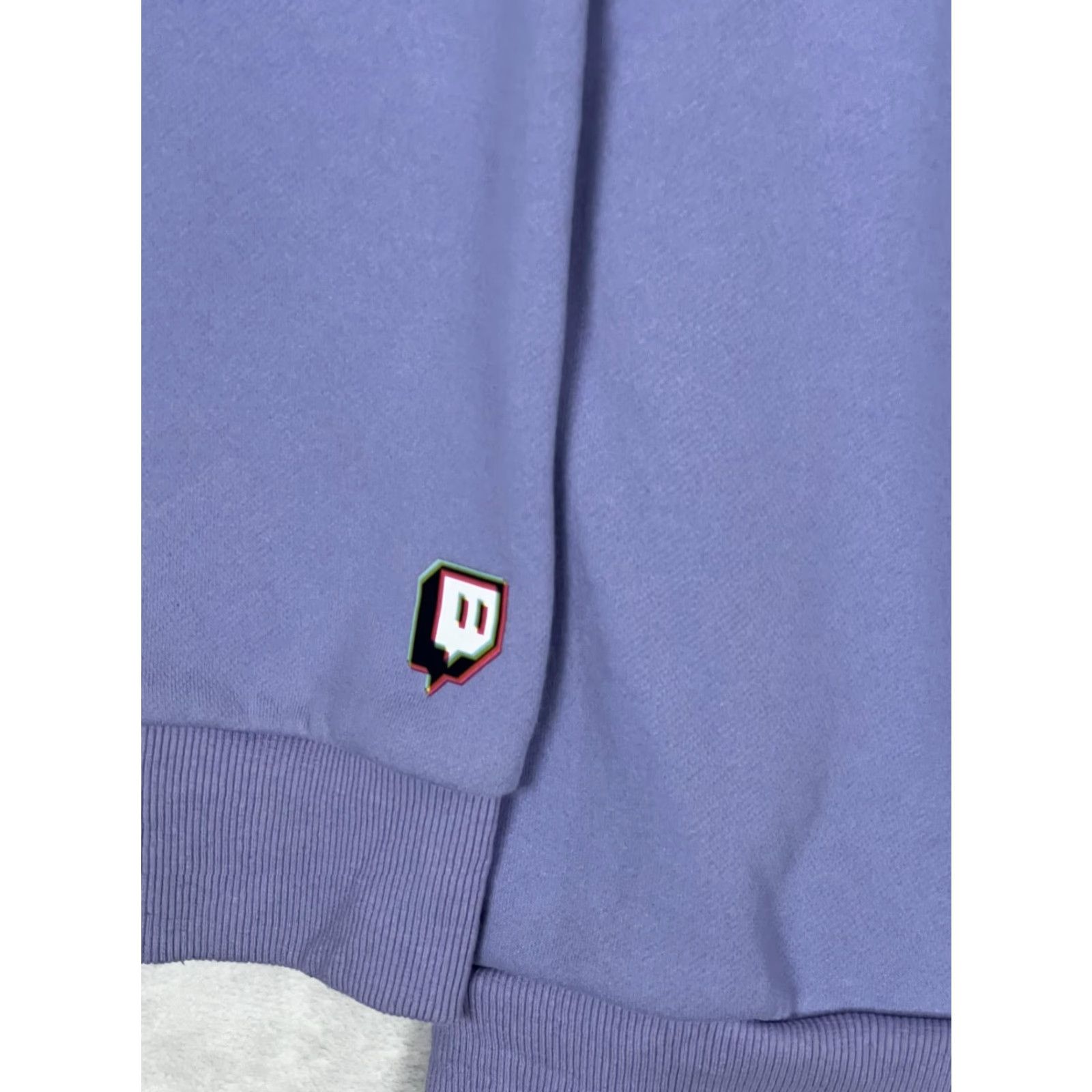 Logo 7 Twitch Sweatshirt Mens XL Purple Fleece Crewneck Pullover Graphic Logo Badges Size US XL / EU 56 / 4 - 7 Thumbnail