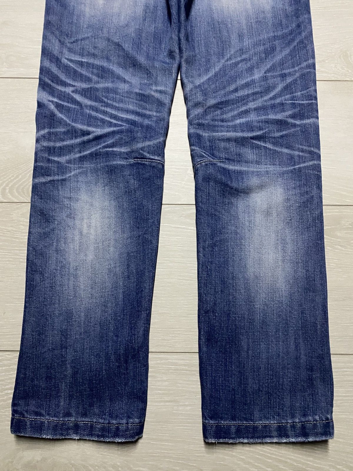 Skull Jeans by an Alchemist Vintage Japanese Skeleton Bones Notdead Distressed Slim Fit Size US 30 / EU 46 - 9 Thumbnail