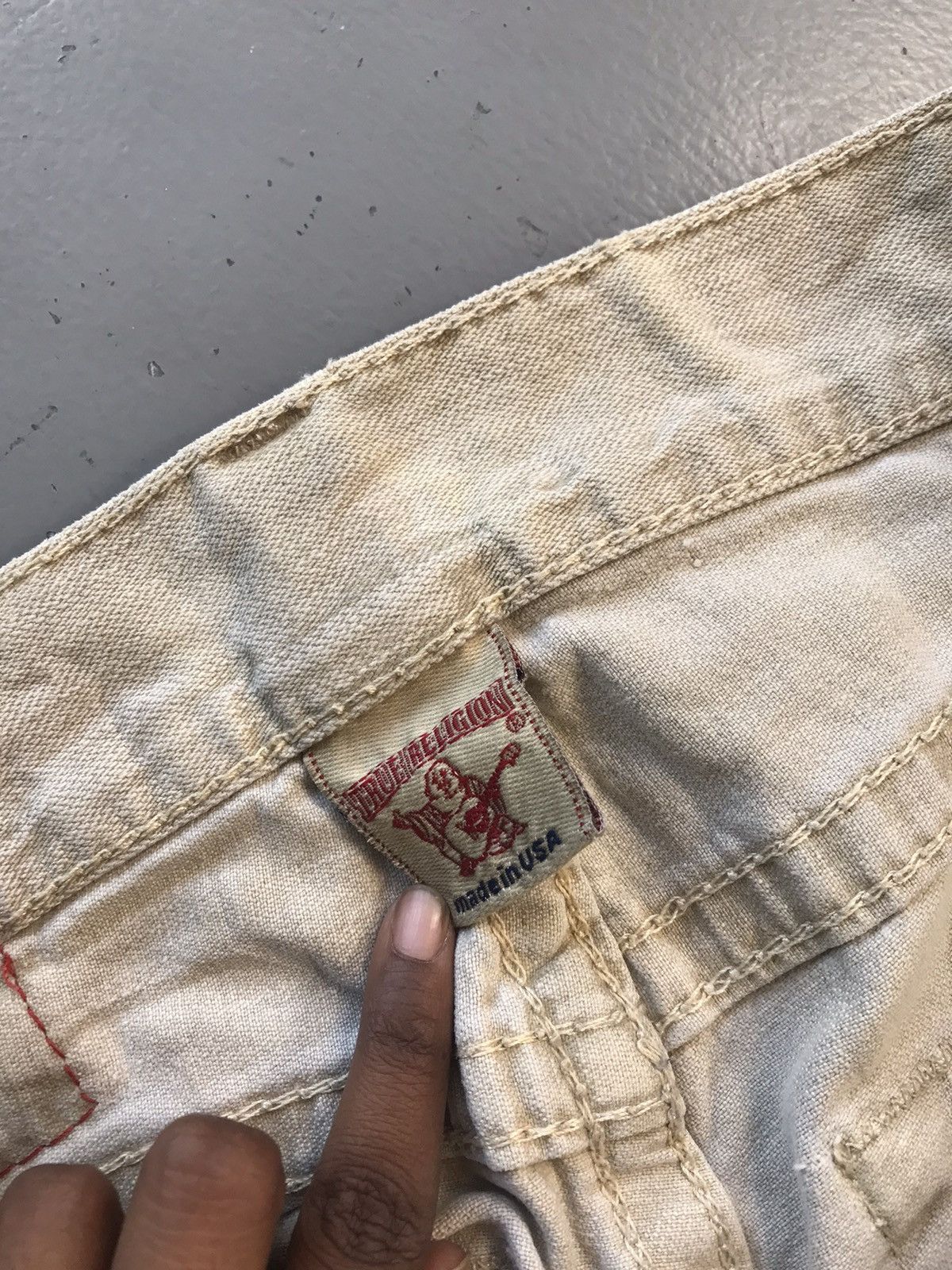 True Religion × Vintage Vintage true religion distressed bootcut denim Size US 34 / EU 50 - 7 Thumbnail