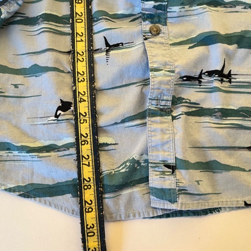 Eddie Bauer Eddie Bauer Men's Shirt Light Blue Wave Pattern Size Large Size US S / EU 44-46 / 1 - 6 Thumbnail