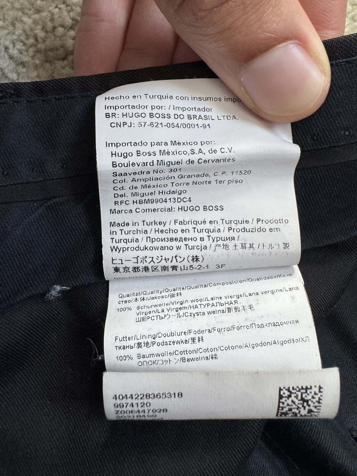 Hugo Boss Black Gibson Slim-Fit Virgin Wool Suit Trousers US SIZE 32 Size US 32 / EU 48 - 8 Thumbnail