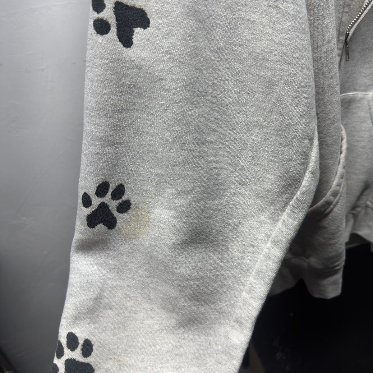 Vintage Thrashed Faded Distressed Pug Dog Zip Up Hoodie ERD Grunge Size US XL / EU 56 / 4 - 11 Thumbnail