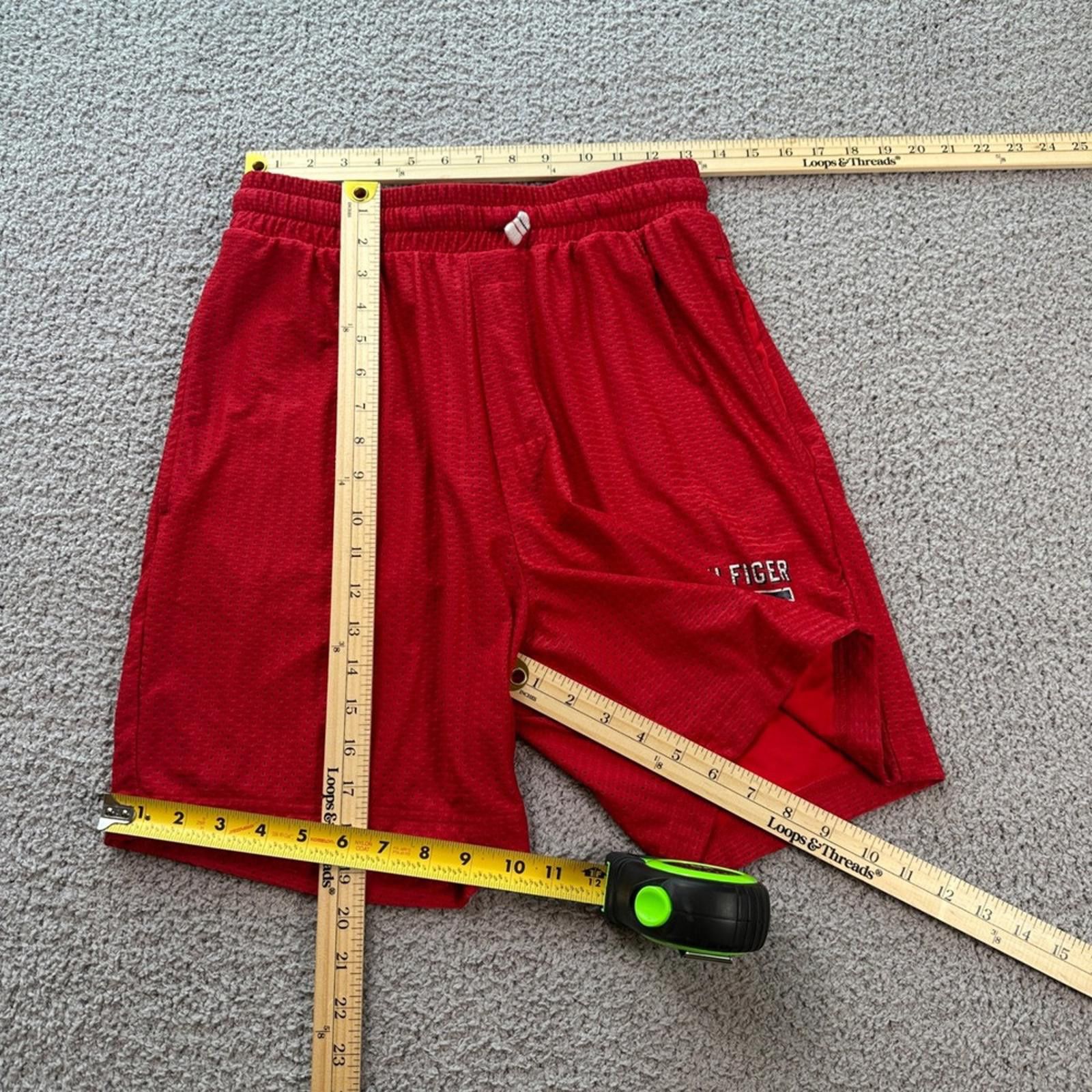 Tommy Hilfiger Tommy Hilfiger Athletic Shorts 85 Logo Men's Size S Red Mesh Size US 30 / EU 46 - 3 Thumbnail
