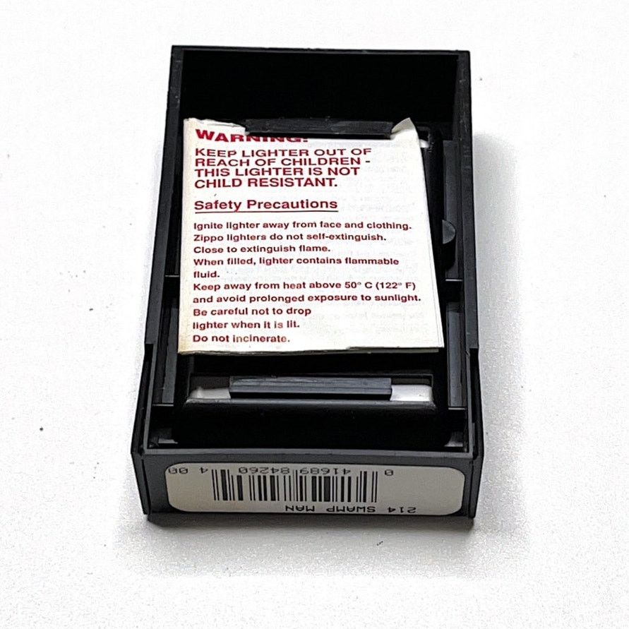 Zippo RARE VINTAGE ZIPPO - Swam Man - Matte White - 1997 XIII NIB Size ONE SIZE - 8 Thumbnail