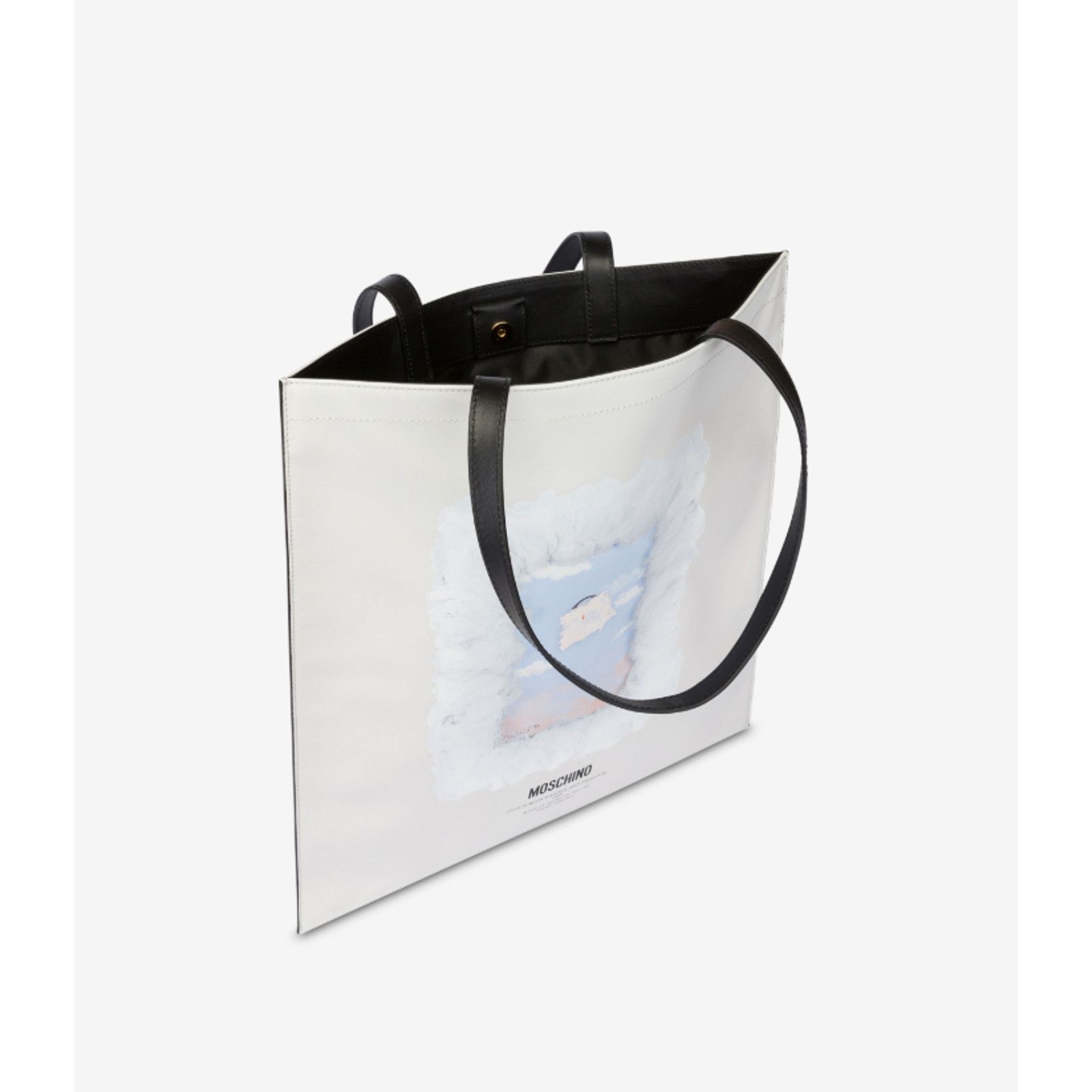 Moschino SS24 MOSCHINO COUTURE Leather Cloud & Padlock 1989 Tote Bag Size ONE SIZE - 3 Thumbnail