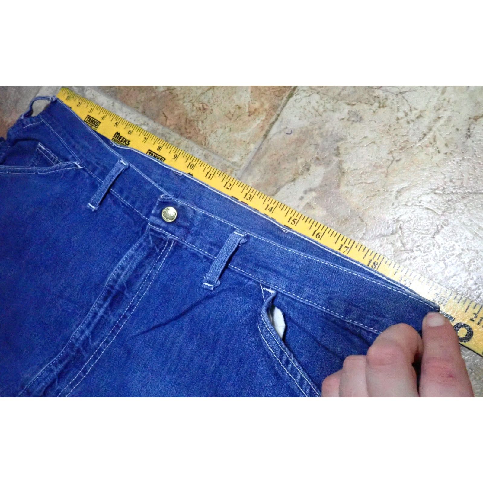 Vintage Vintage Big Smith Painters Pants 40x26 Blue Denim Carpenter Jean USA Union Made Size US 40 / EU 56 - 6 Thumbnail