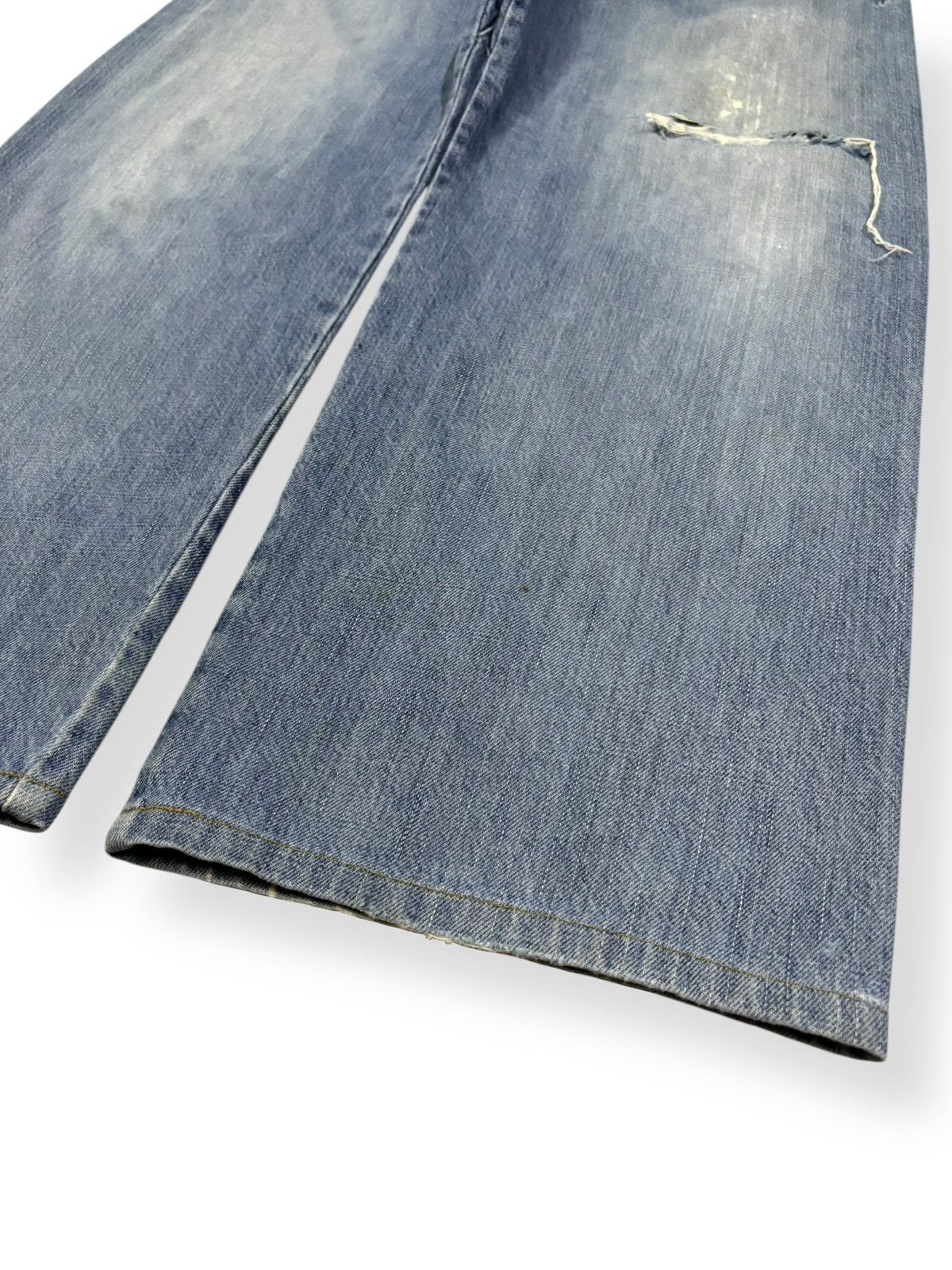 Oakley Y2K Oakley Software Industrial Denim Baggy Distressed Jeans Size US 36 / EU 52 - 8 Thumbnail
