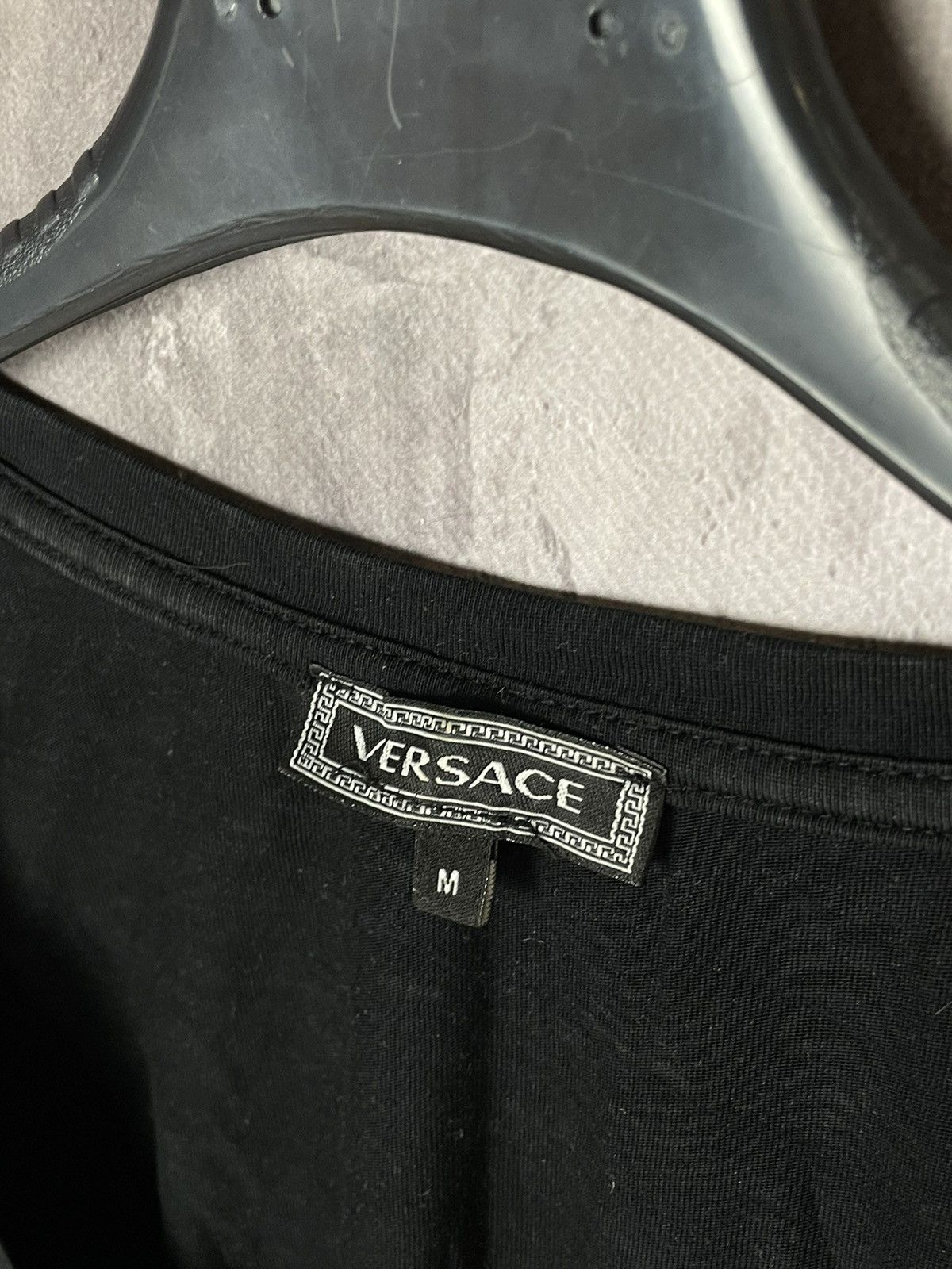Versace × Vintage VINTAGE VERSACE Y2K BLACK TANK TOP Size M / US 6-8 / IT 42-44 - 9 Thumbnail