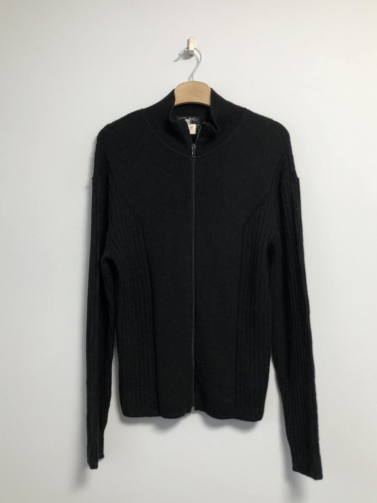Thierry Mugler Thierry Mugler Paris Full Zip Mohair Wool Blend Sweater Size US L / EU 52-54 / 3 - 1 Thumbnail