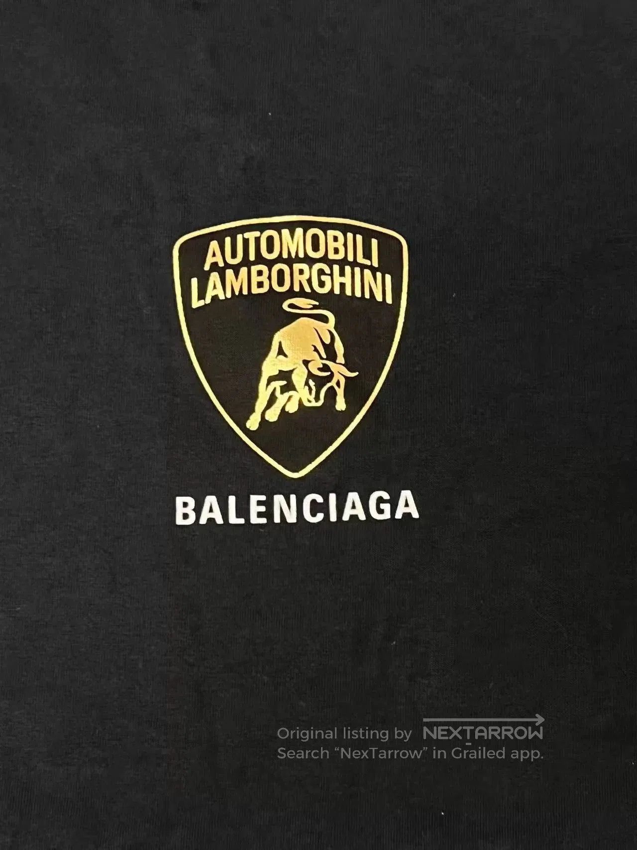 Balenciaga Balenciaga x Lamborghini Car Logo T-Shirt. Size US L / EU 52-54 / 3 - 3 Thumbnail