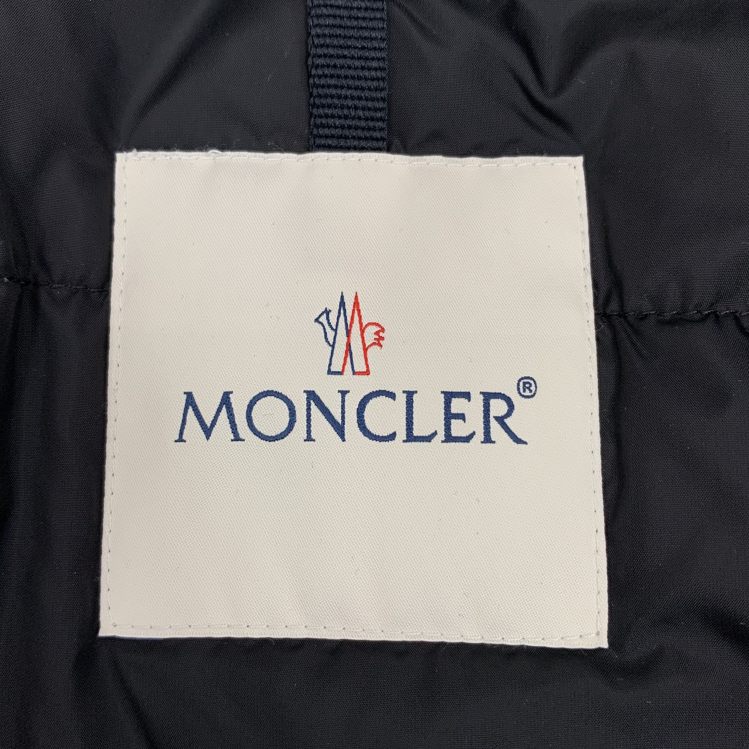 Moncler Moncler Nai Down Jacket Colorblock with Fur Trim (XS) Size XS / US 0-2 / IT 36-38 - 5 Thumbnail